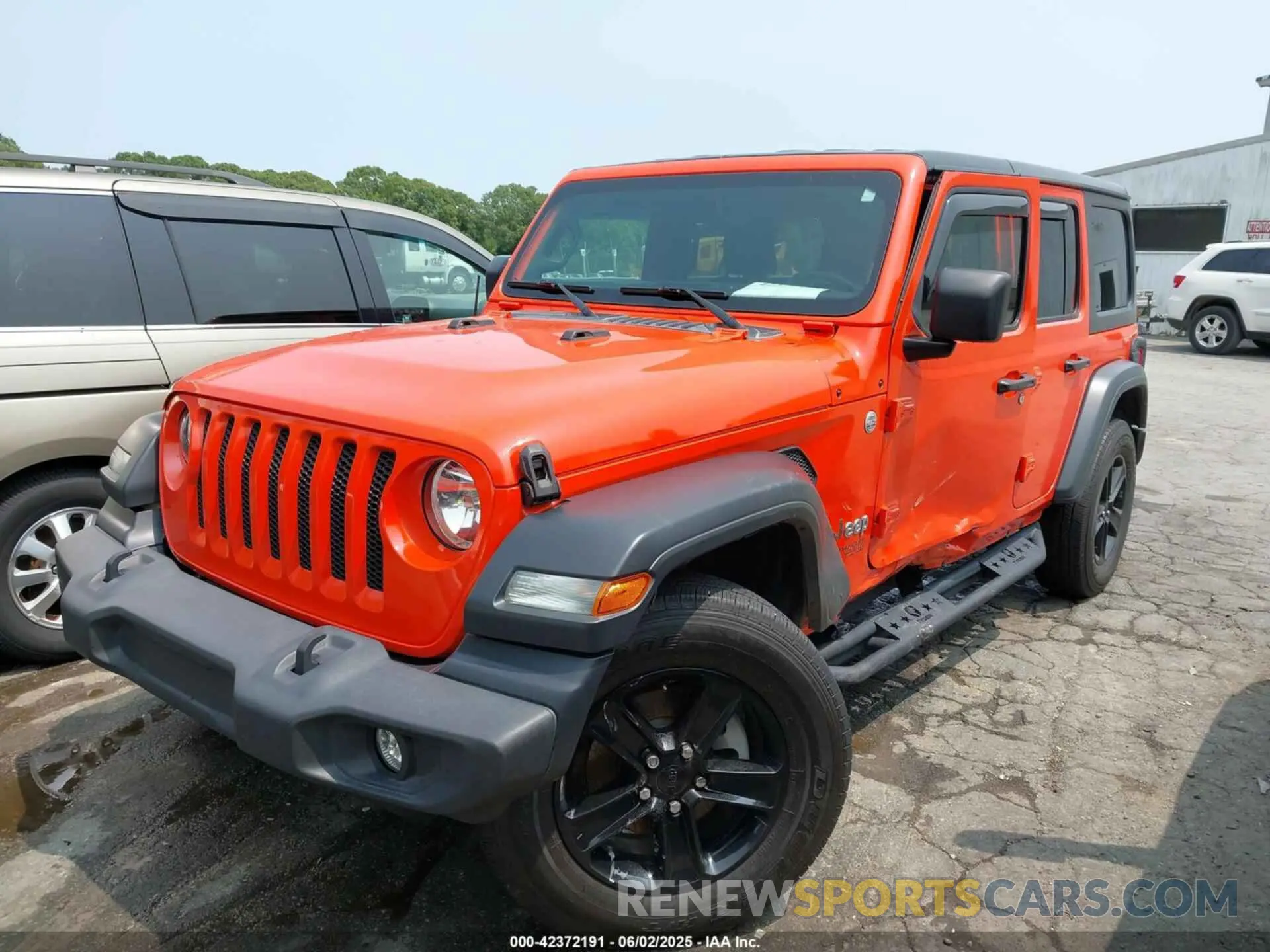 2 Photograph of a damaged car 1C4HJXDG0LW201902 JEEP WRANGLER UNLIMITED 2020