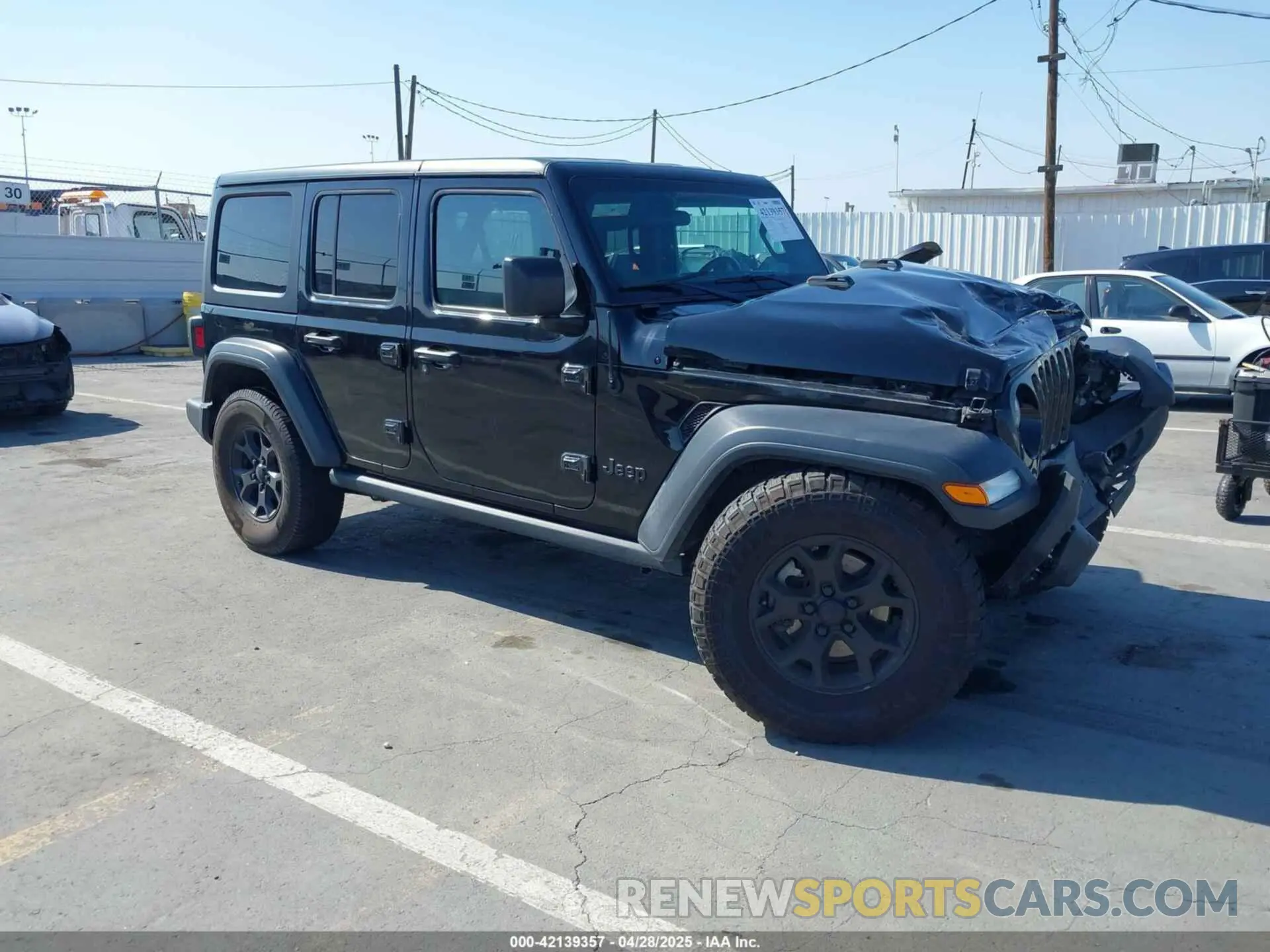 1 Photograph of a damaged car 1C4HJXDG0LW238819 JEEP WRANGLER UNLIMITED 2020