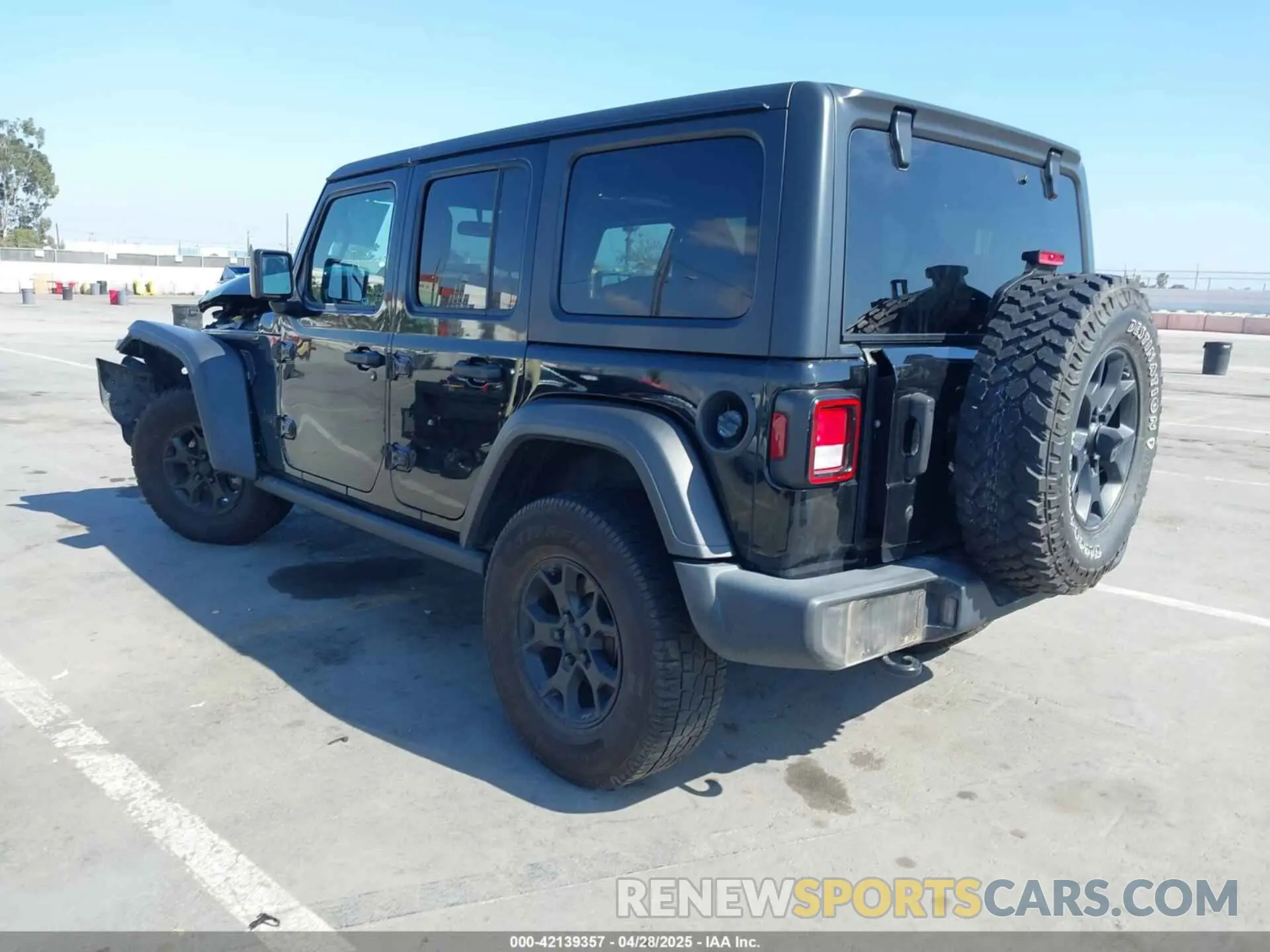 3 Photograph of a damaged car 1C4HJXDG0LW238819 JEEP WRANGLER UNLIMITED 2020