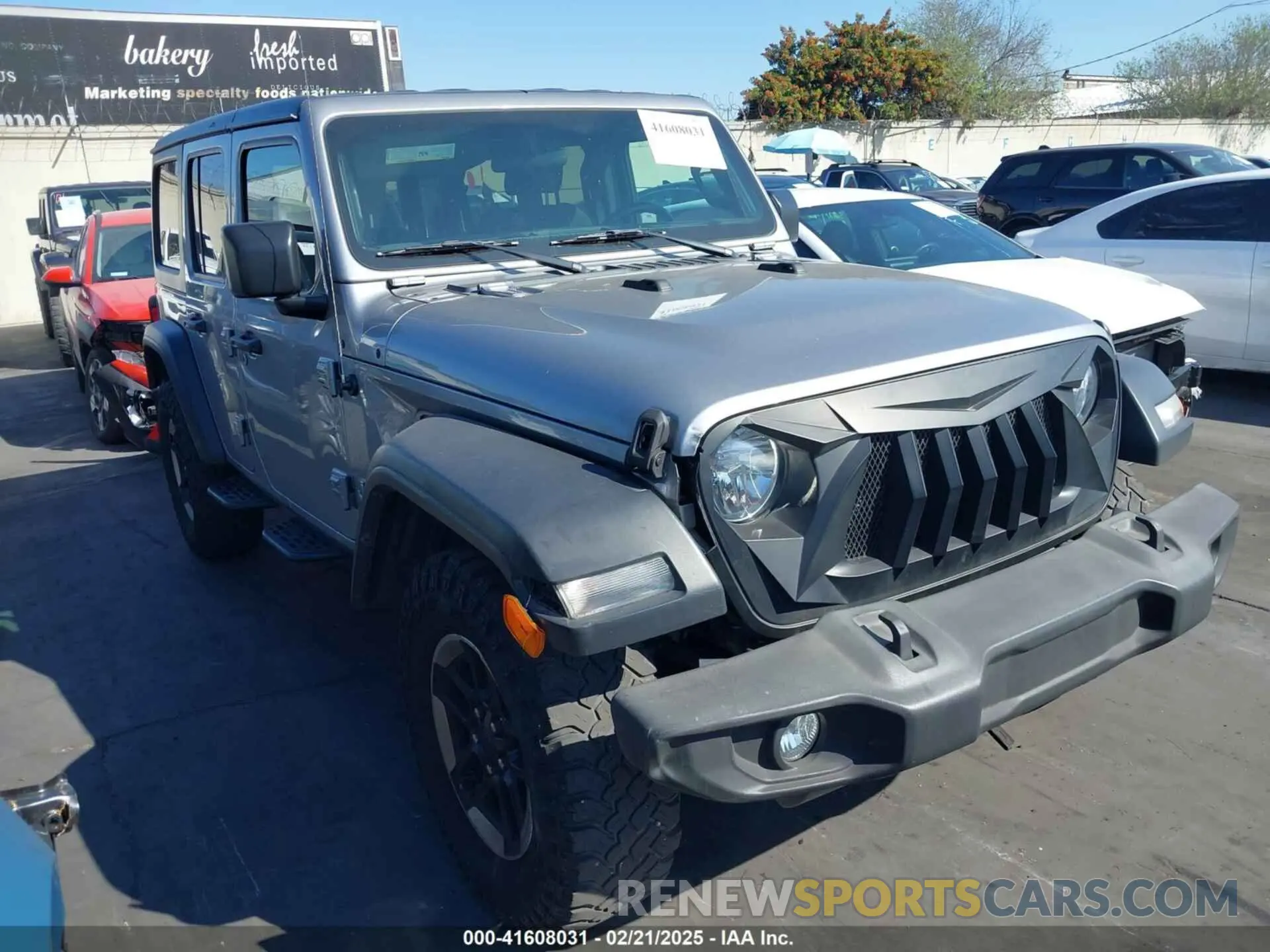 1 Photograph of a damaged car 1C4HJXDG0LW296896 JEEP WRANGLER UNLIMITED 2020