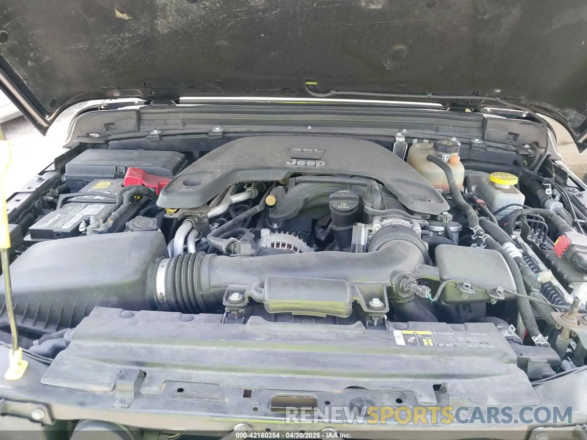 10 Photograph of a damaged car 1C4HJXDG1LW201374 JEEP WRANGLER UNLIMITED 2020