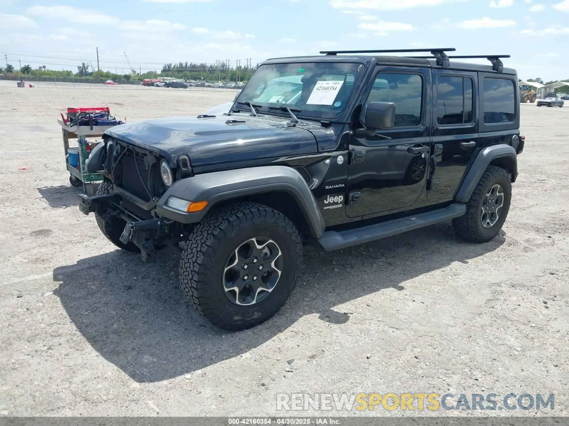 2 Photograph of a damaged car 1C4HJXDG1LW201374 JEEP WRANGLER UNLIMITED 2020