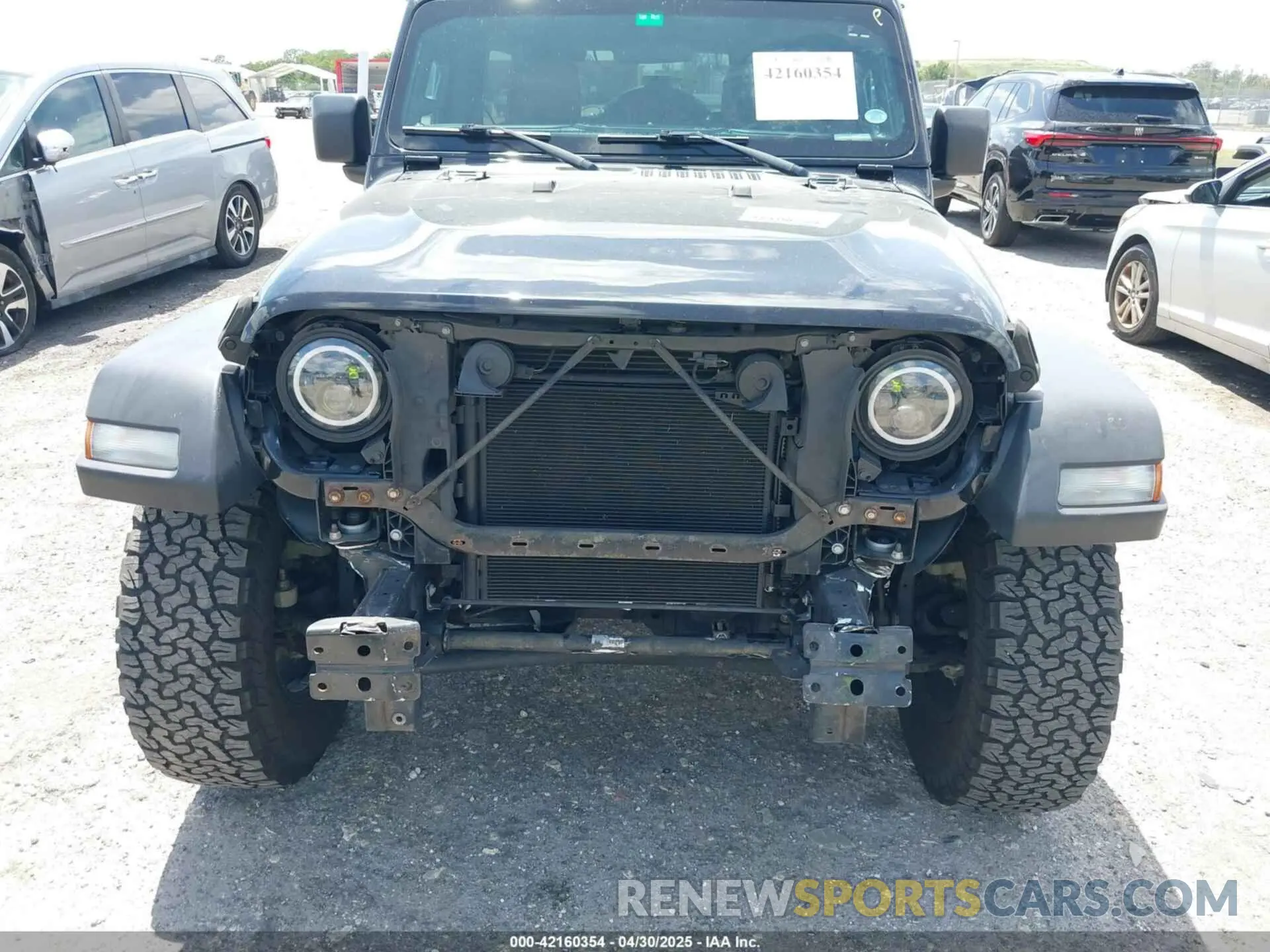 6 Photograph of a damaged car 1C4HJXDG1LW201374 JEEP WRANGLER UNLIMITED 2020