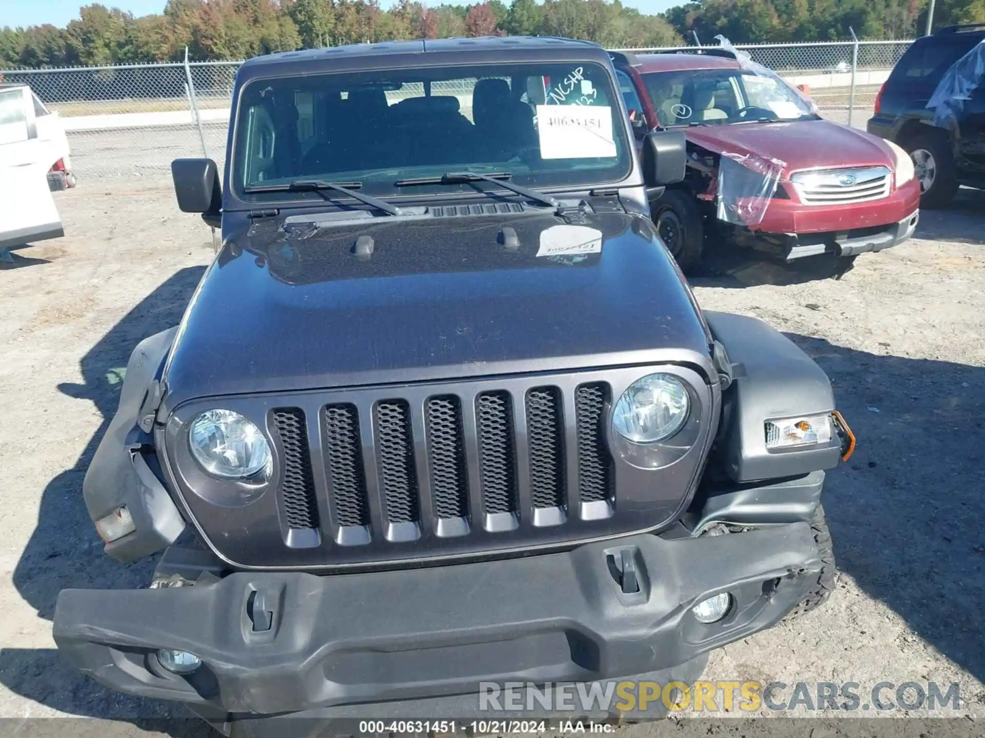 11 Photograph of a damaged car 1C4HJXDG1LW237405 JEEP WRANGLER UNLIMITED 2020