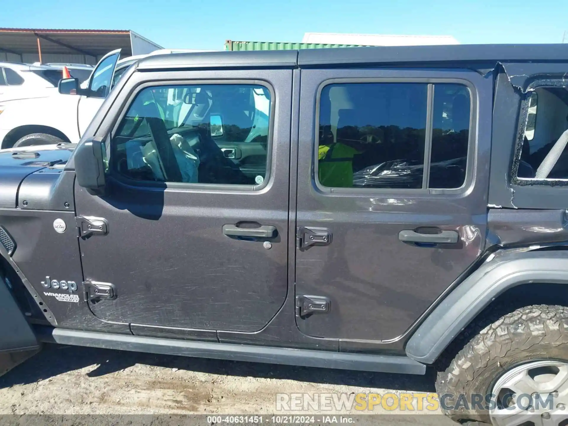 13 Photograph of a damaged car 1C4HJXDG1LW237405 JEEP WRANGLER UNLIMITED 2020