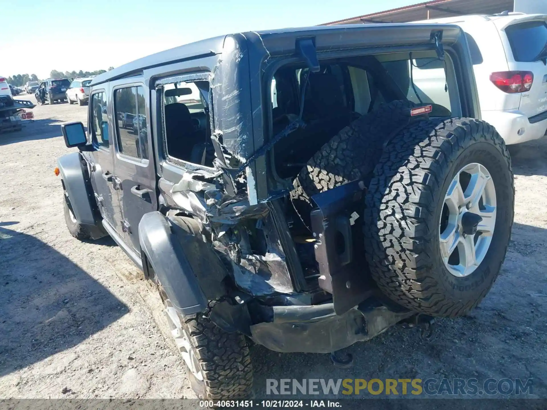 3 Photograph of a damaged car 1C4HJXDG1LW237405 JEEP WRANGLER UNLIMITED 2020