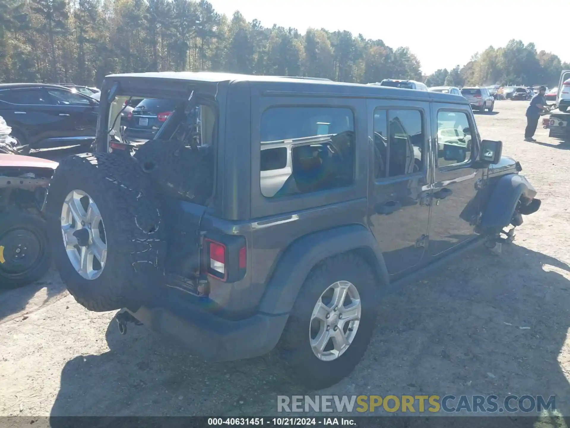 4 Photograph of a damaged car 1C4HJXDG1LW237405 JEEP WRANGLER UNLIMITED 2020