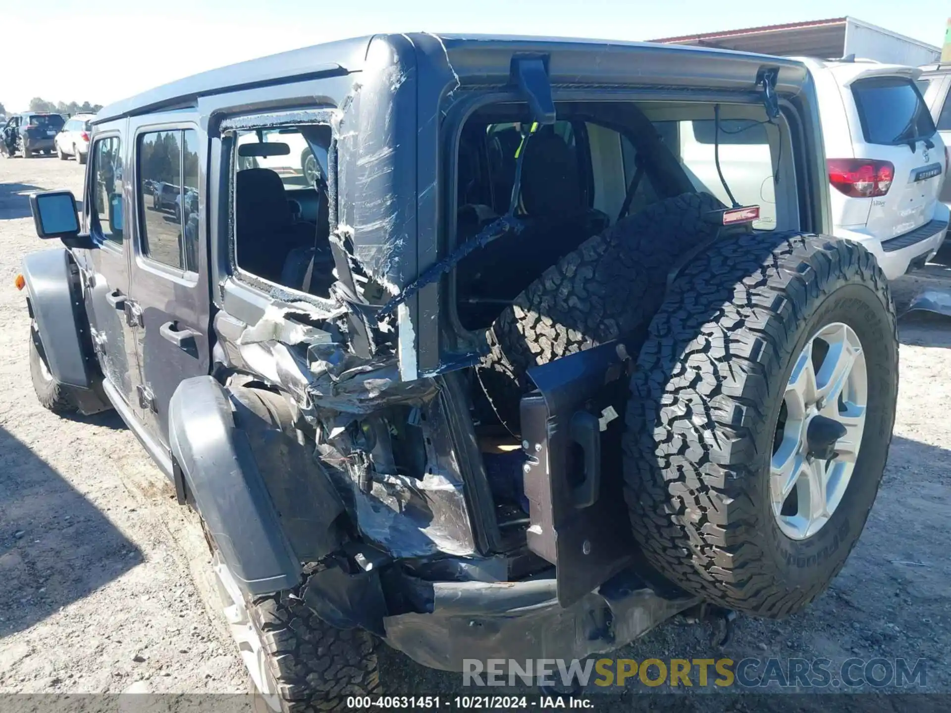 5 Photograph of a damaged car 1C4HJXDG1LW237405 JEEP WRANGLER UNLIMITED 2020