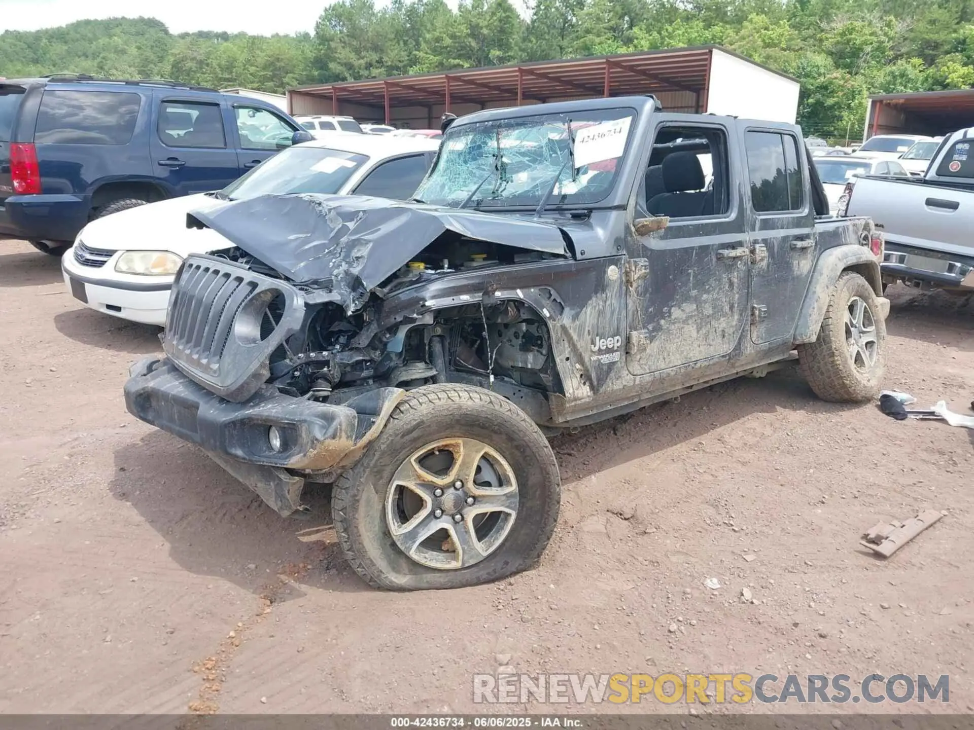 2 Photograph of a damaged car 1C4HJXDG2LW221682 JEEP WRANGLER UNLIMITED 2020