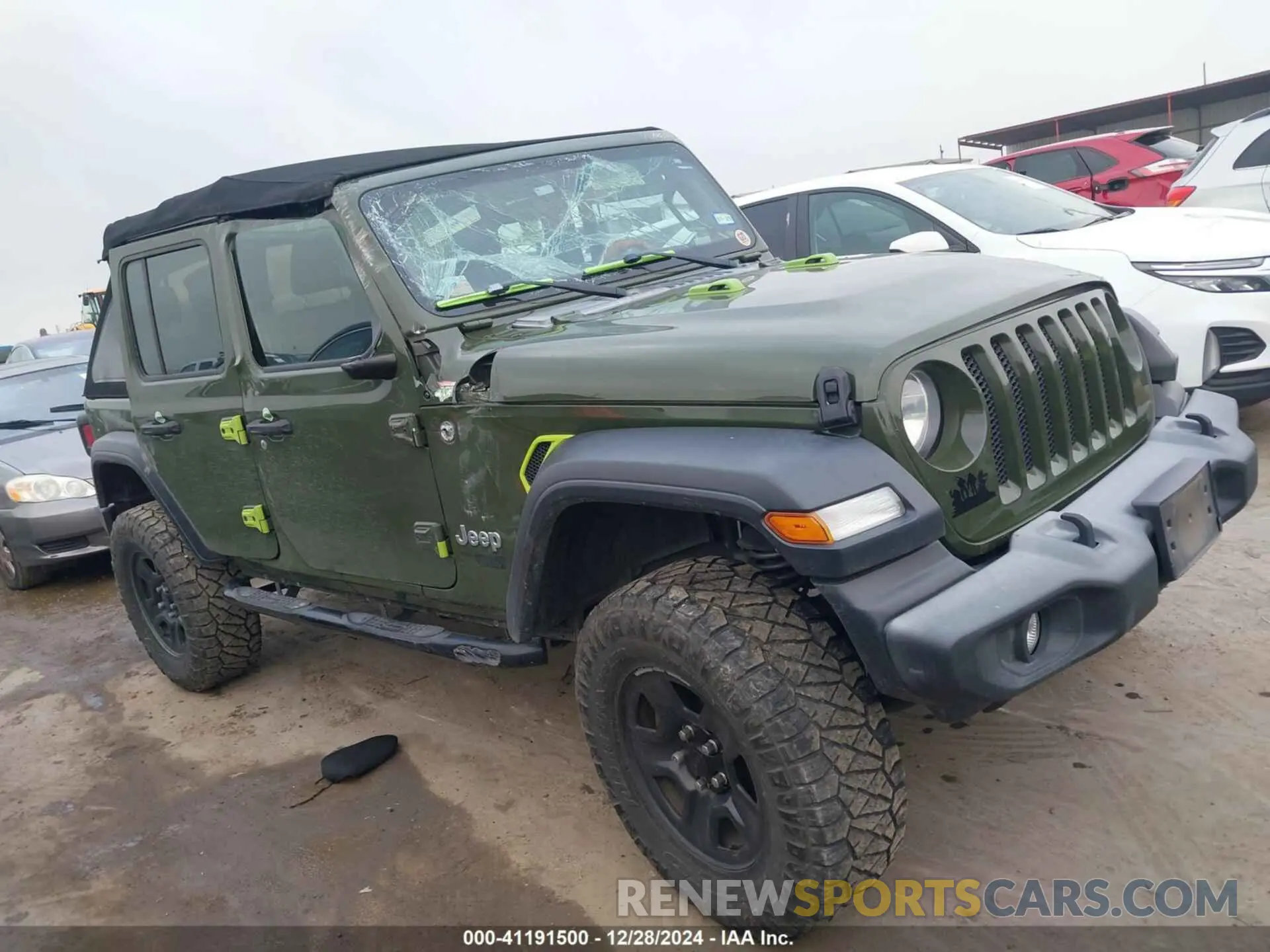 1 Photograph of a damaged car 1C4HJXDG2LW310684 JEEP WRANGLER UNLIMITED 2020