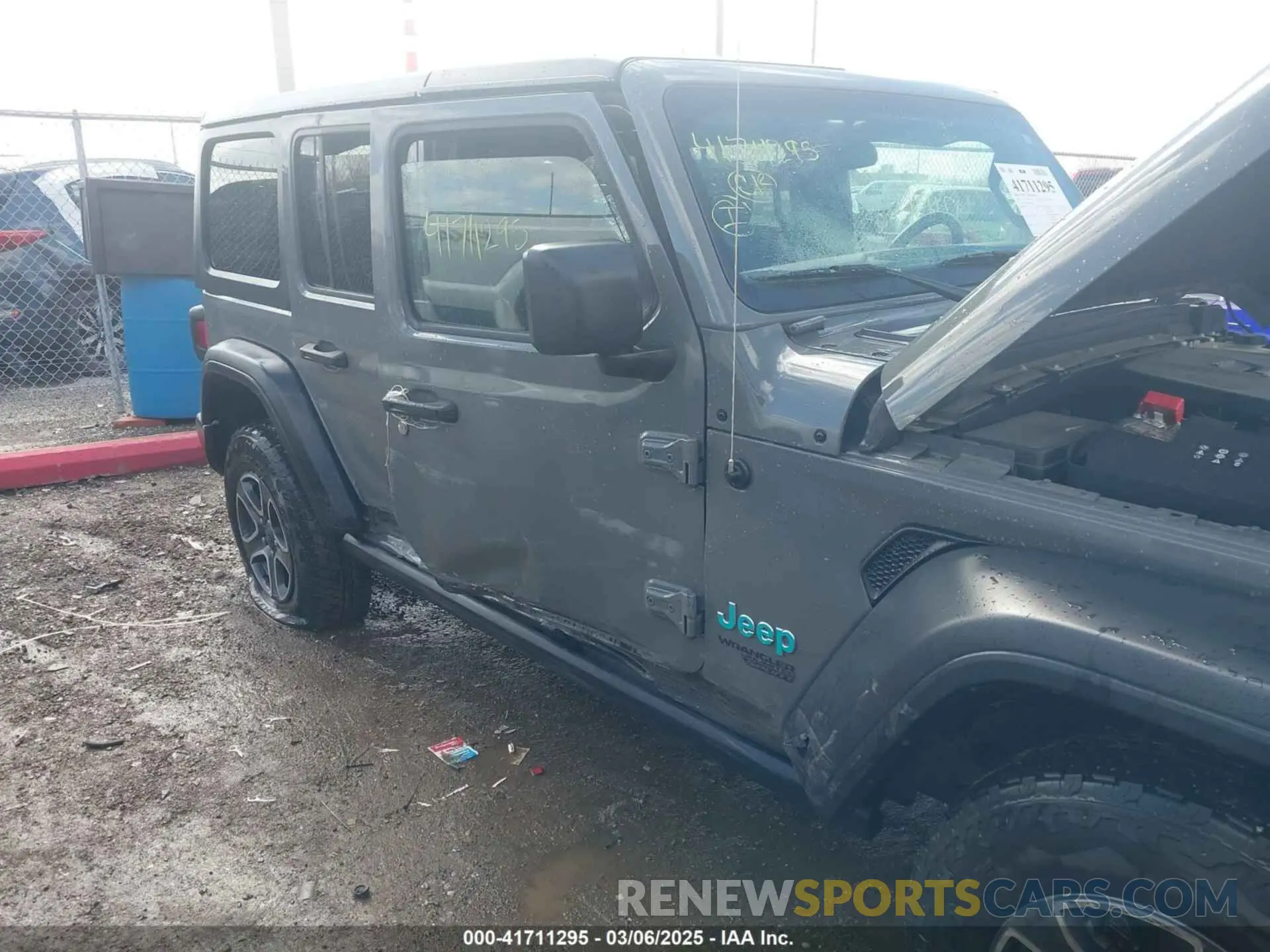 6 Photograph of a damaged car 1C4HJXDG2LW335228 JEEP WRANGLER UNLIMITED 2020