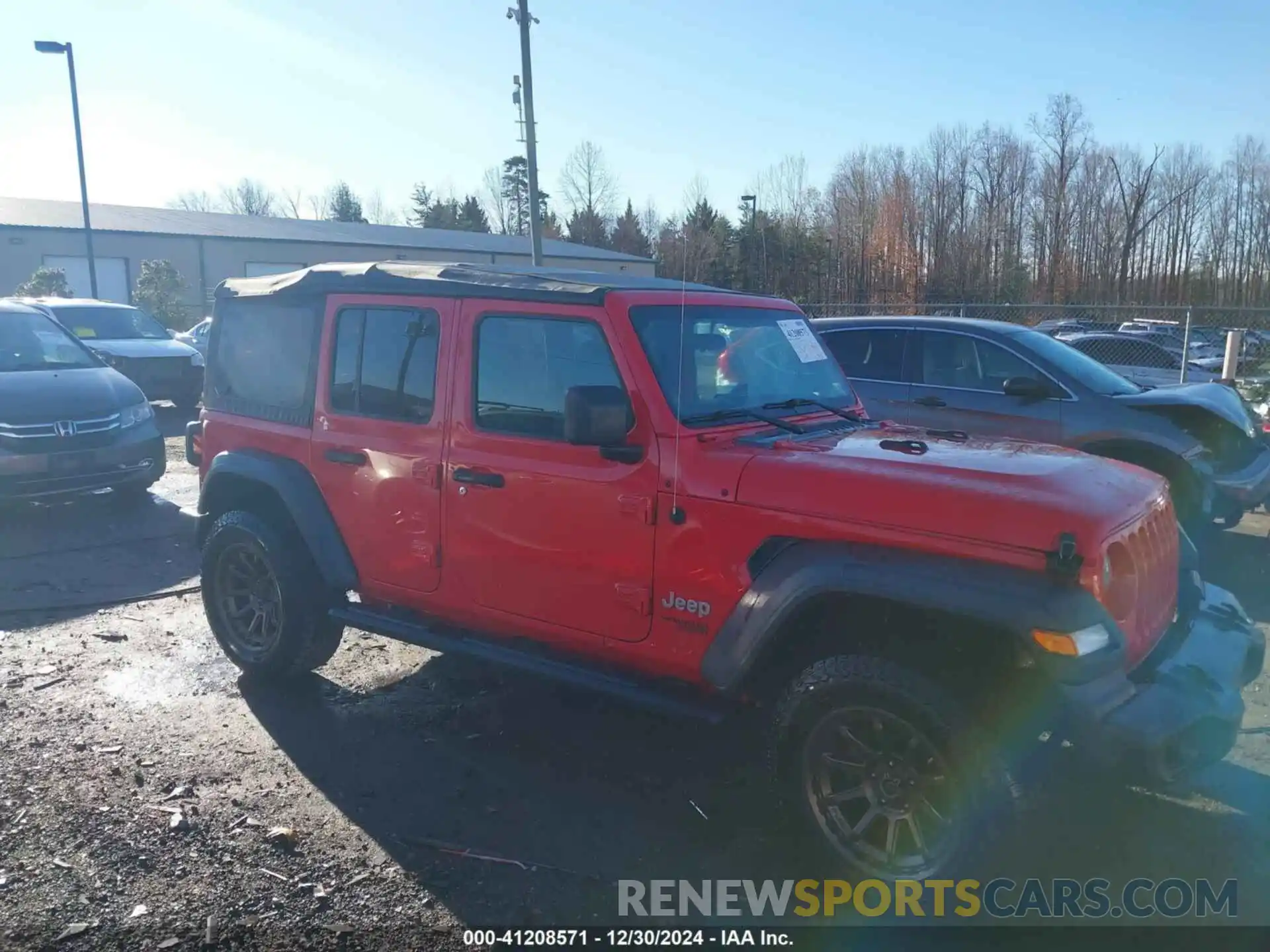 1 Photograph of a damaged car 1C4HJXDG2LW341045 JEEP WRANGLER UNLIMITED 2020