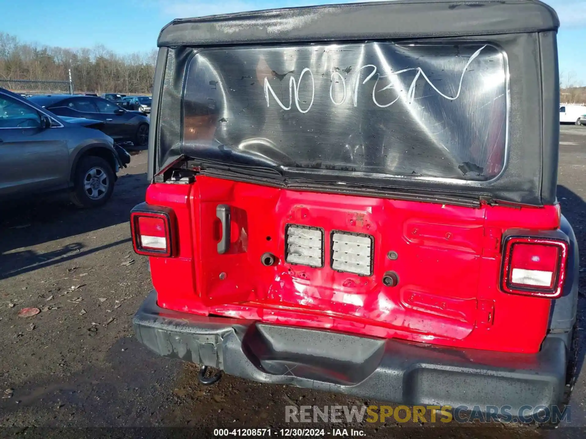 6 Photograph of a damaged car 1C4HJXDG2LW341045 JEEP WRANGLER UNLIMITED 2020