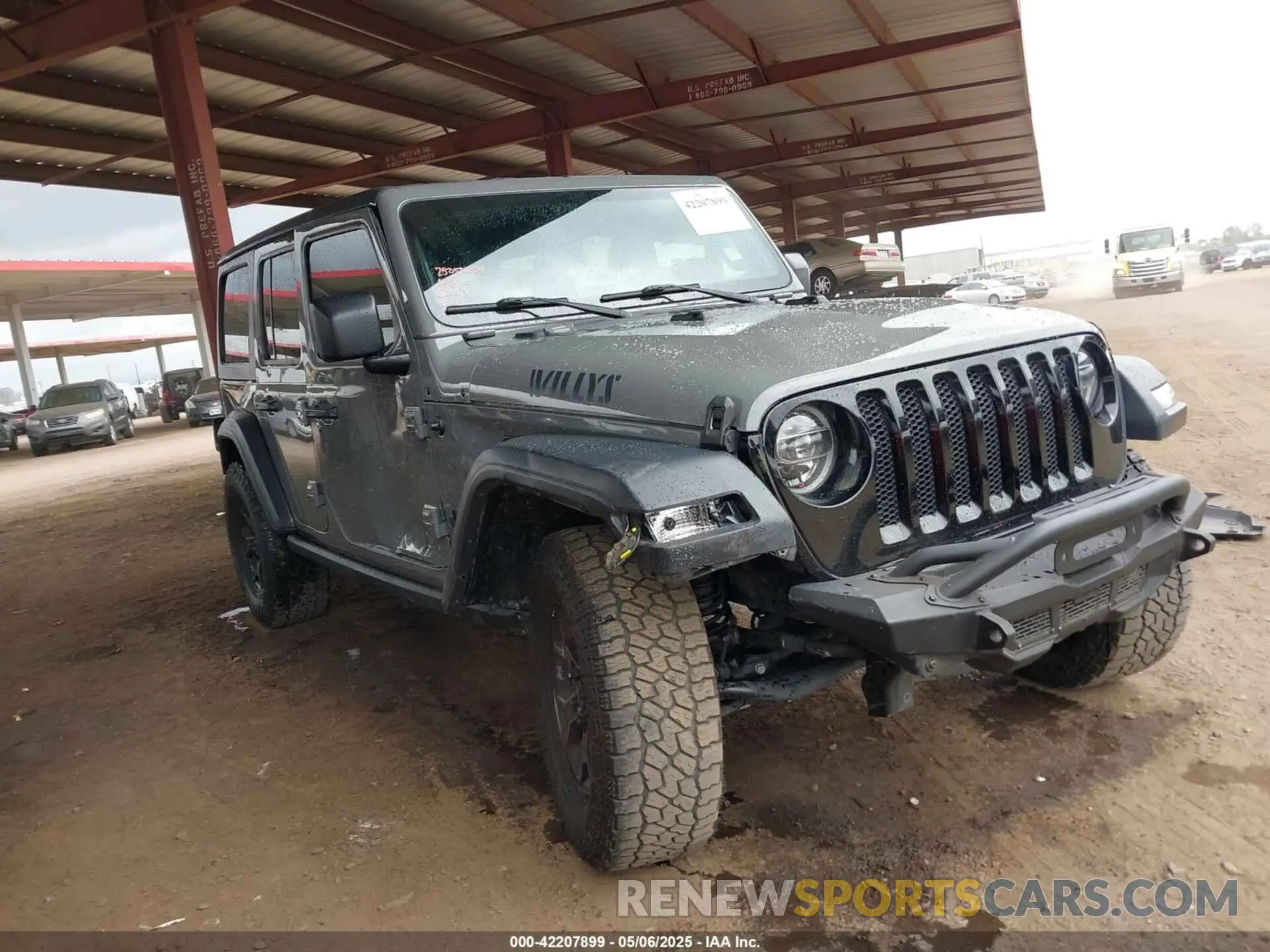 1 Photograph of a damaged car 1C4HJXDG3LW266615 JEEP WRANGLER UNLIMITED 2020