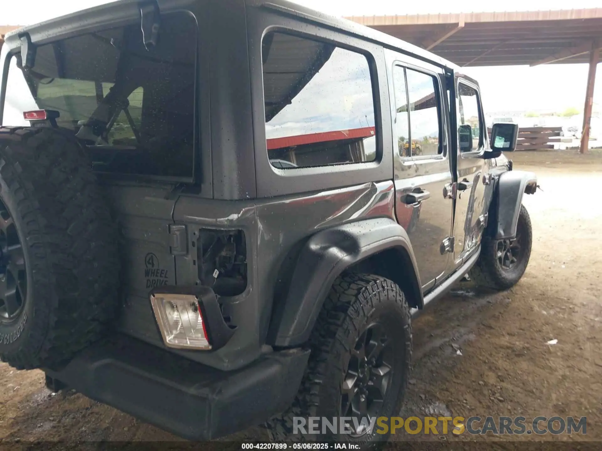 6 Photograph of a damaged car 1C4HJXDG3LW266615 JEEP WRANGLER UNLIMITED 2020