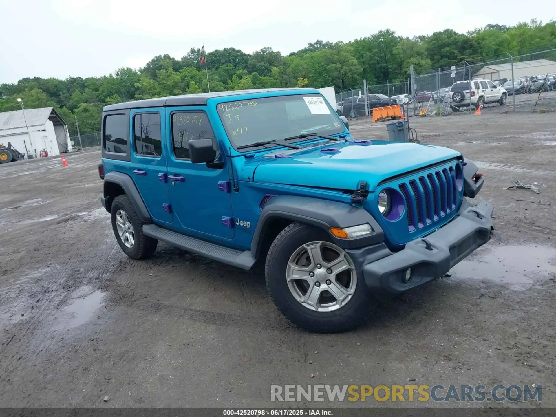 1 Photograph of a damaged car 1C4HJXDG3LW323461 JEEP WRANGLER UNLIMITED 2020