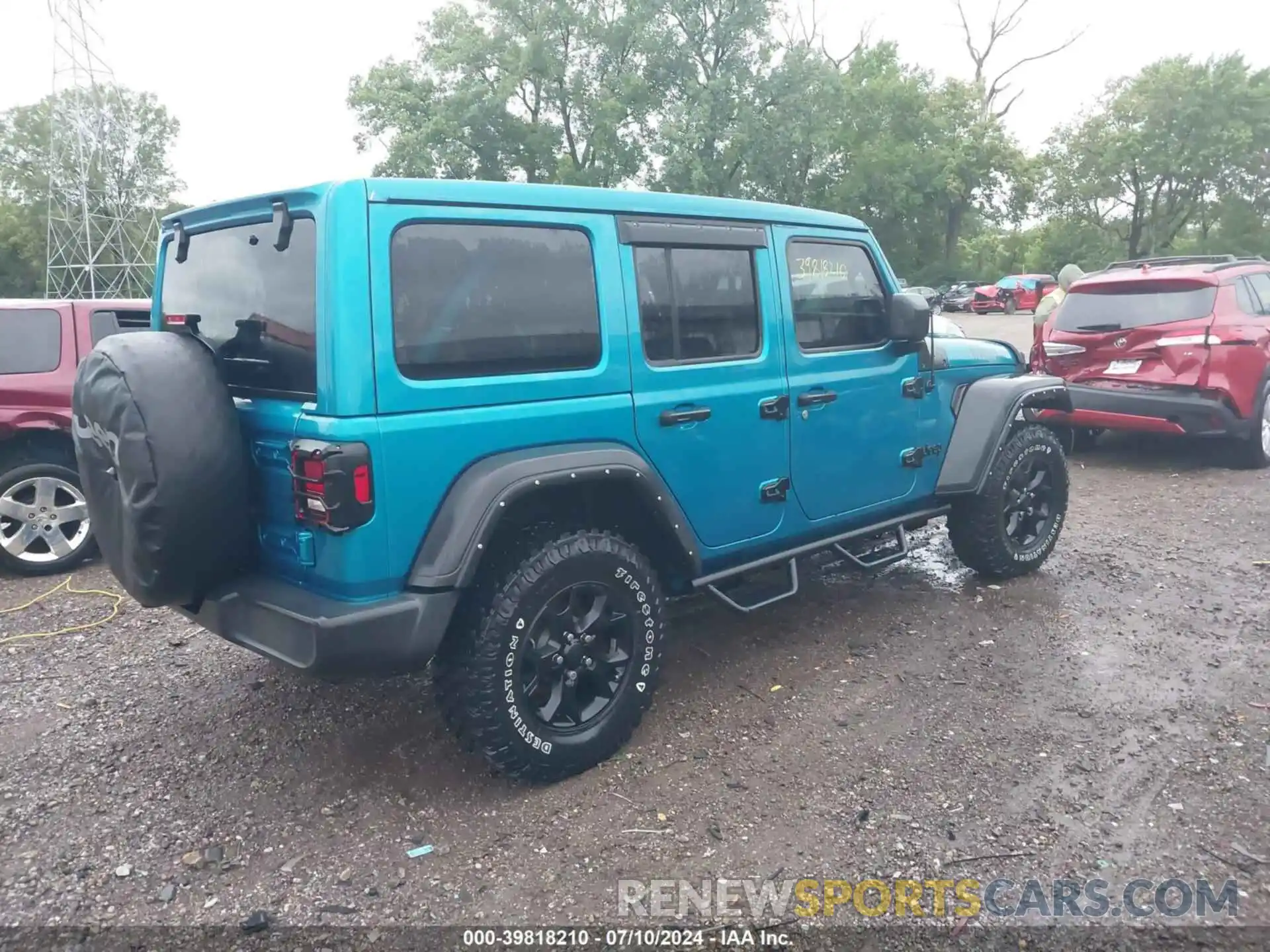 4 Photograph of a damaged car 1C4HJXDG3LW325713 JEEP WRANGLER UNLIMITED 2020