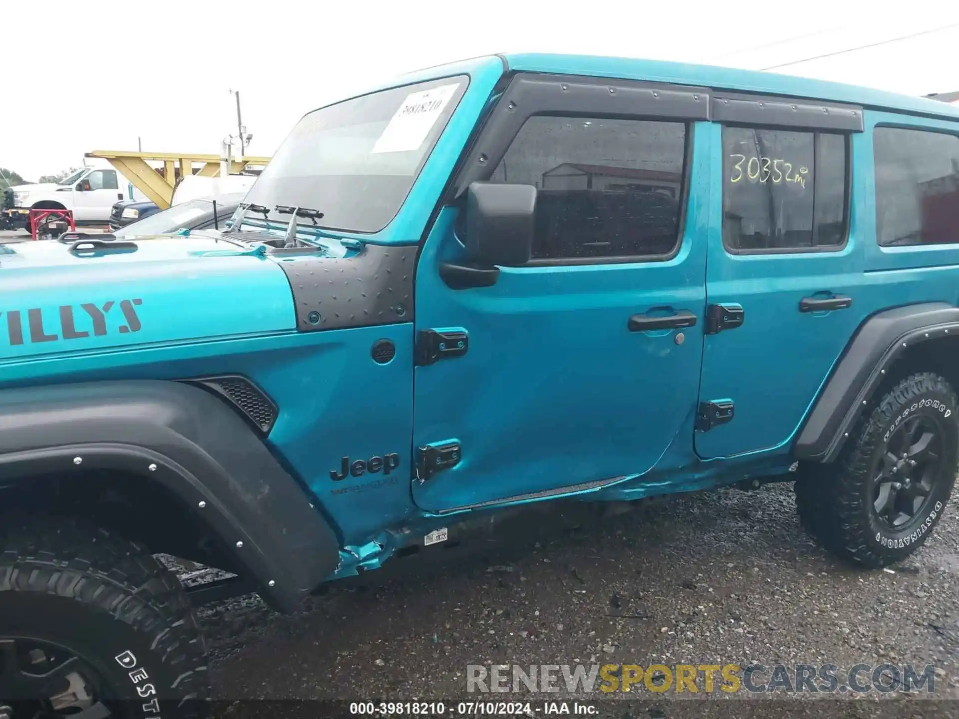 6 Photograph of a damaged car 1C4HJXDG3LW325713 JEEP WRANGLER UNLIMITED 2020