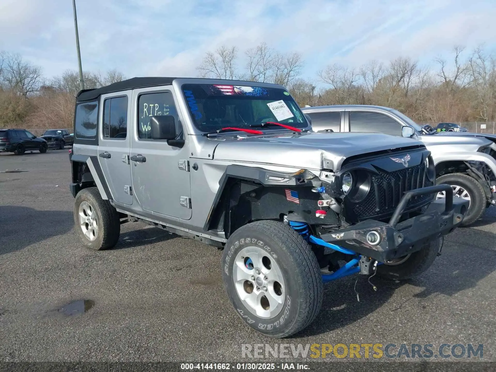 1 Photograph of a damaged car 1C4HJXDG4LW221778 JEEP WRANGLER UNLIMITED 2020