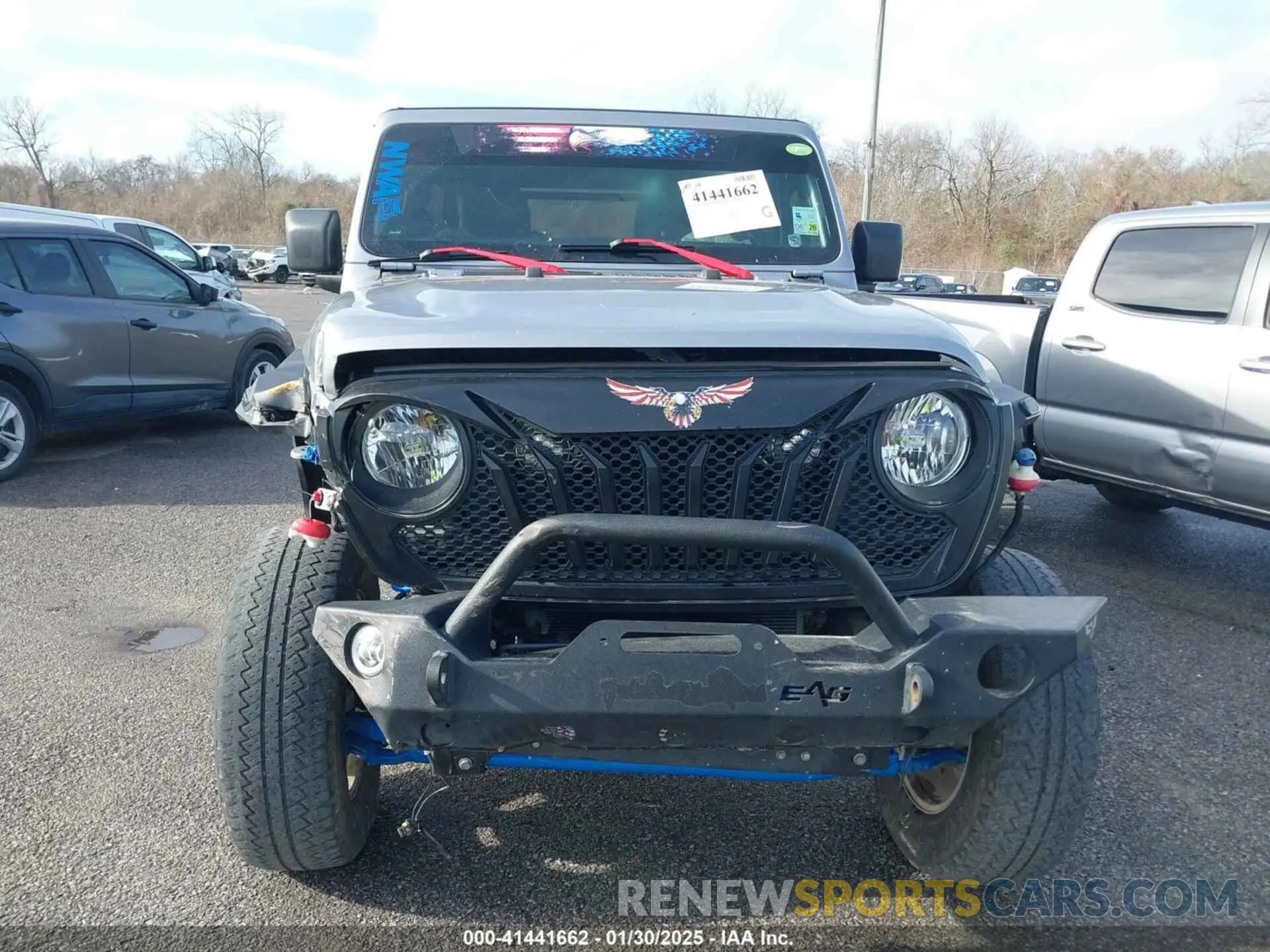 6 Photograph of a damaged car 1C4HJXDG4LW221778 JEEP WRANGLER UNLIMITED 2020