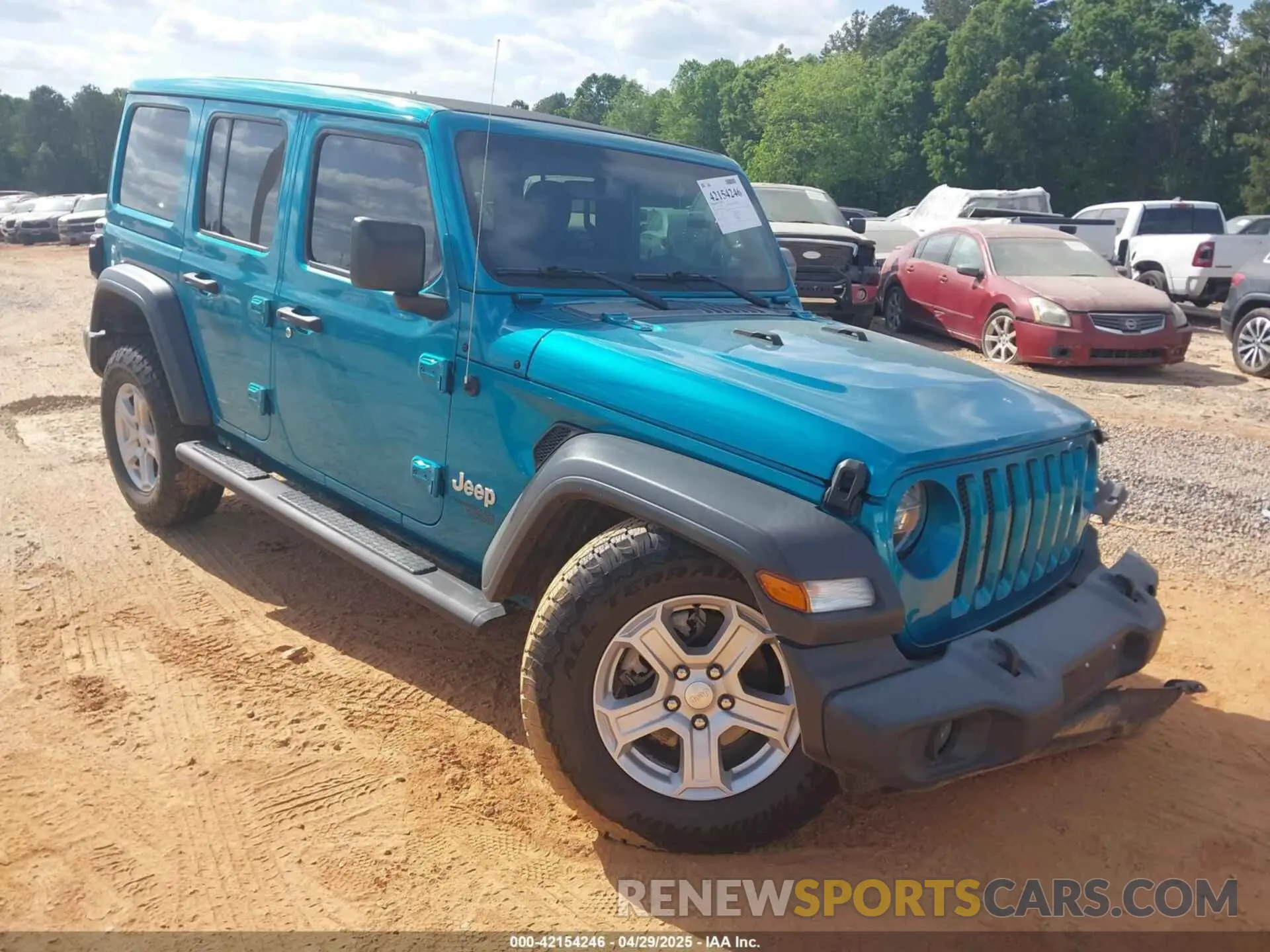 1 Photograph of a damaged car 1C4HJXDG4LW331133 JEEP WRANGLER UNLIMITED 2020