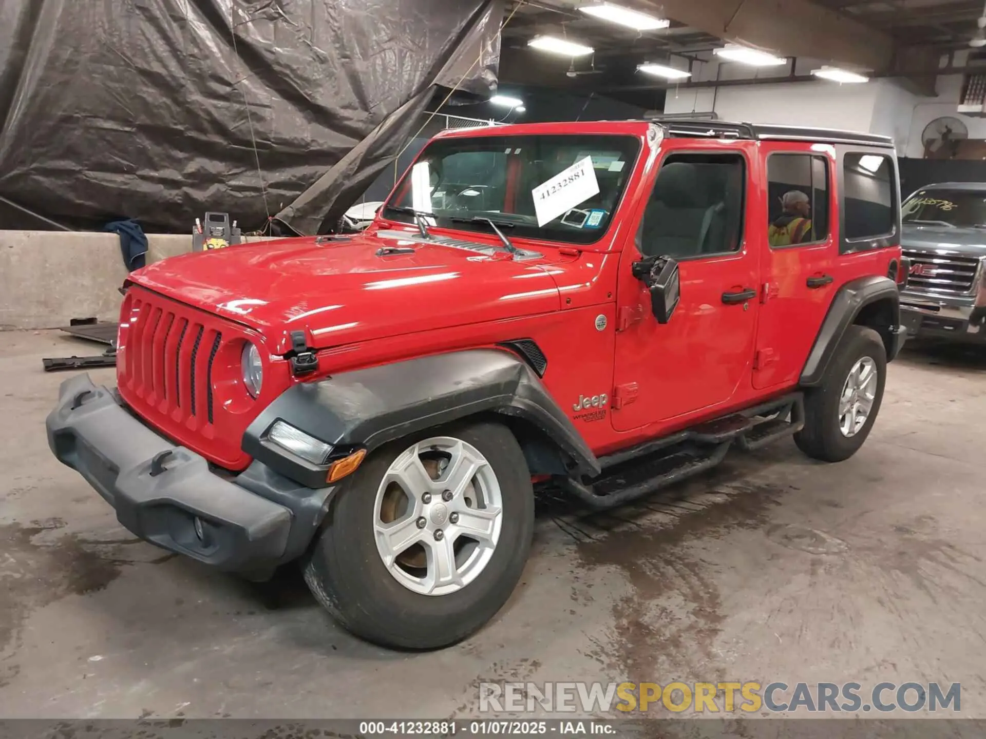 2 Photograph of a damaged car 1C4HJXDG6LW102873 JEEP WRANGLER UNLIMITED 2020