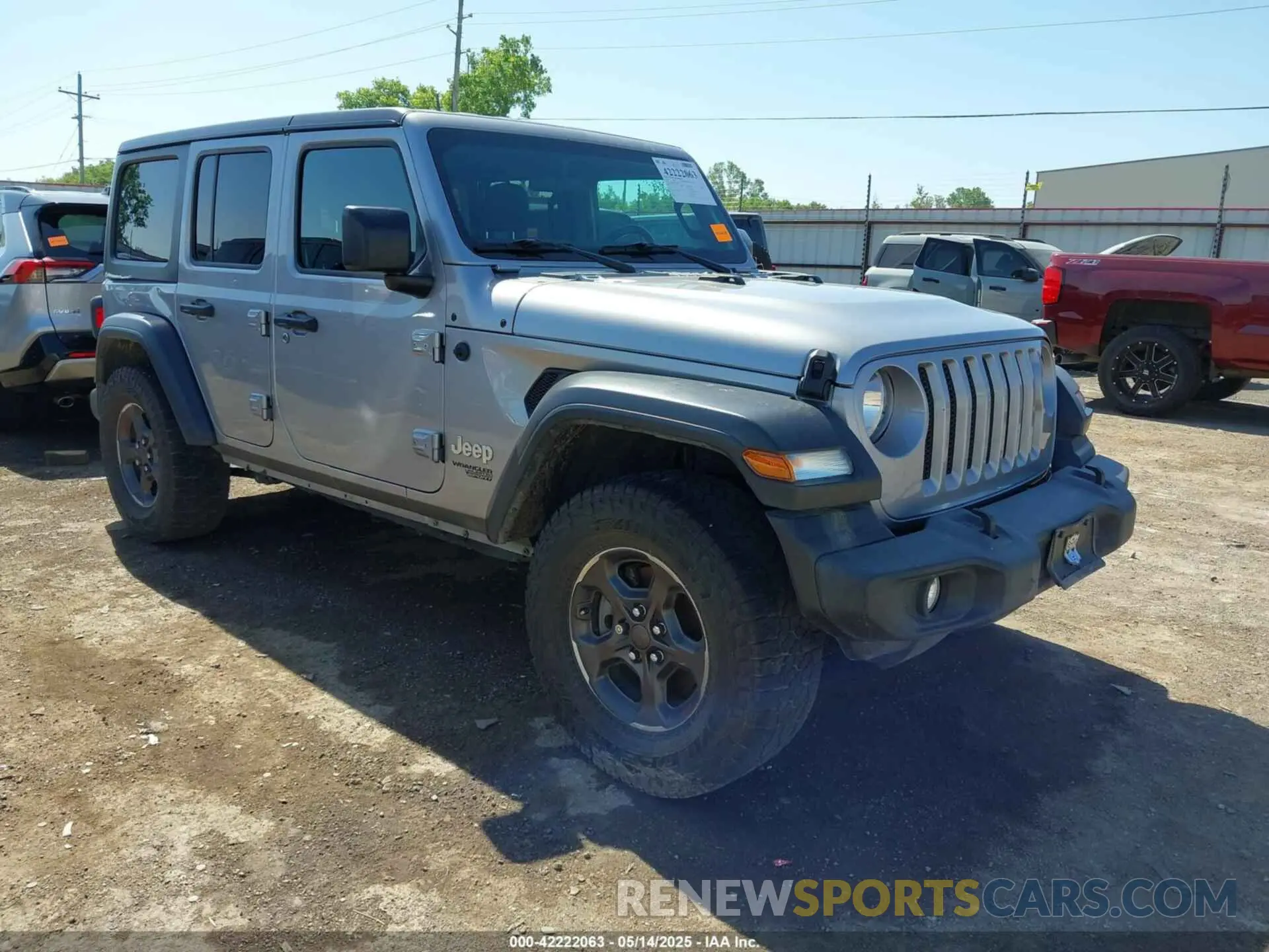 1 Photograph of a damaged car 1C4HJXDG6LW286440 JEEP WRANGLER UNLIMITED 2020