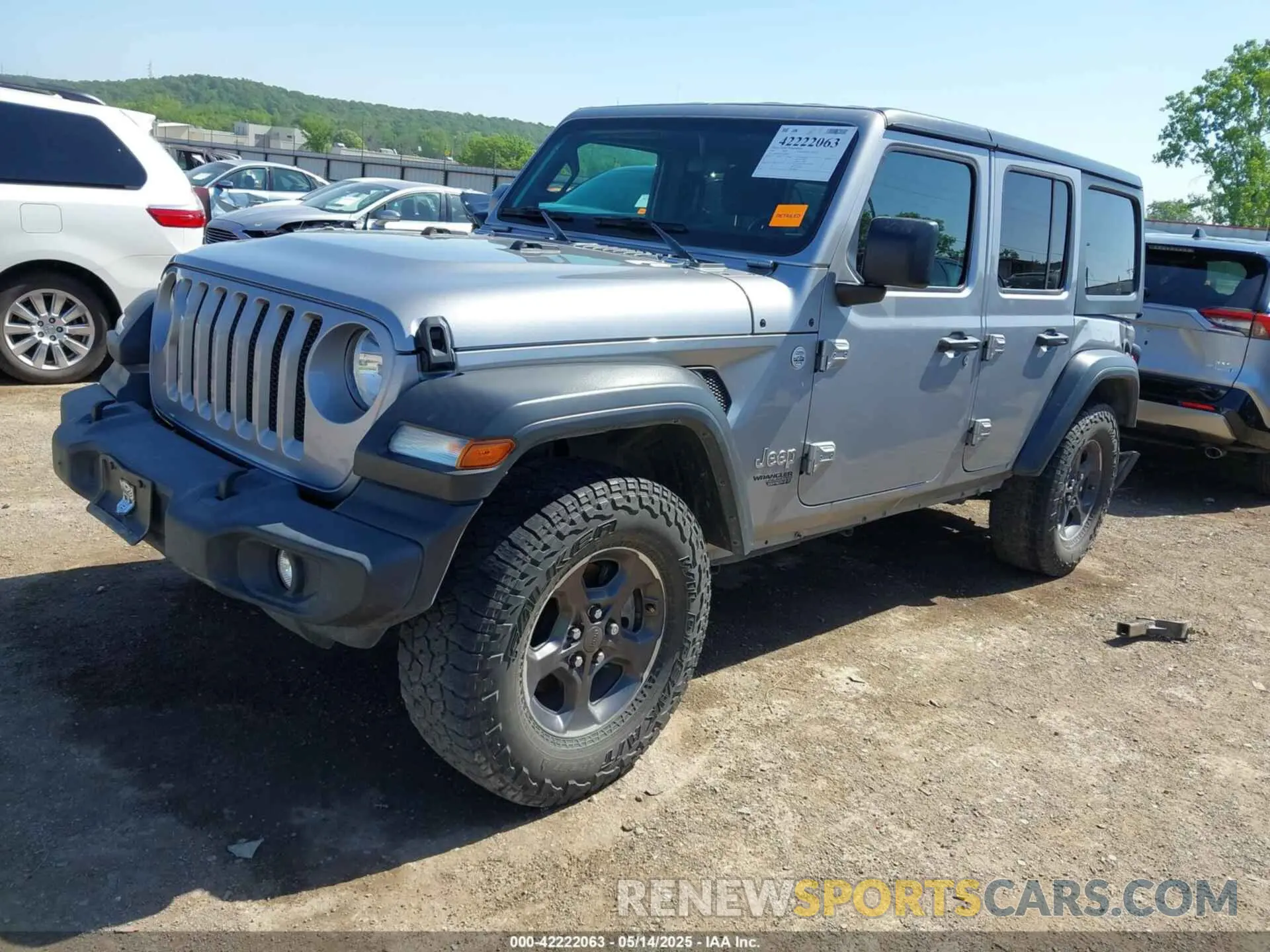 2 Photograph of a damaged car 1C4HJXDG6LW286440 JEEP WRANGLER UNLIMITED 2020
