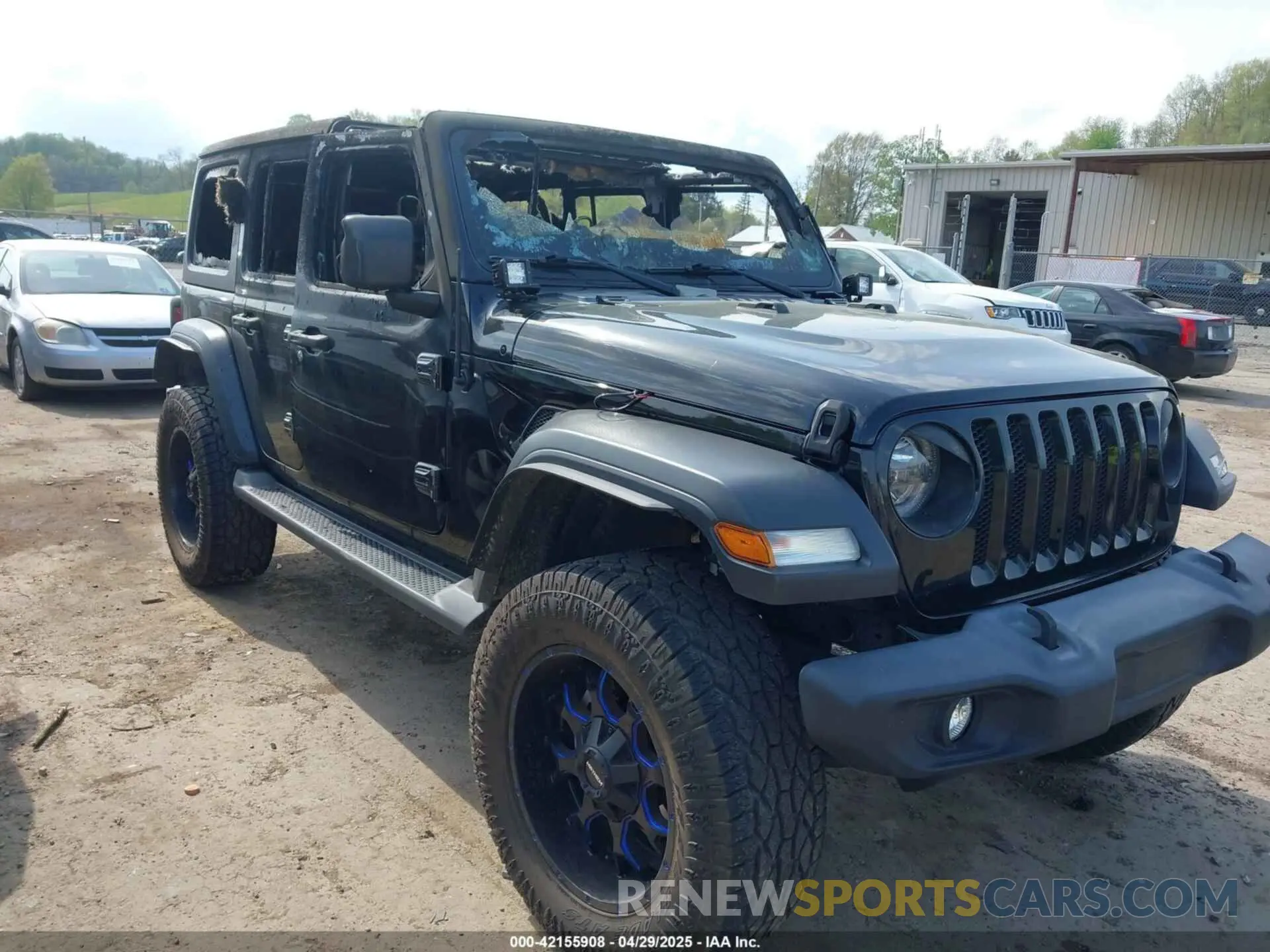 1 Photograph of a damaged car 1C4HJXDG7LW263975 JEEP WRANGLER UNLIMITED 2020