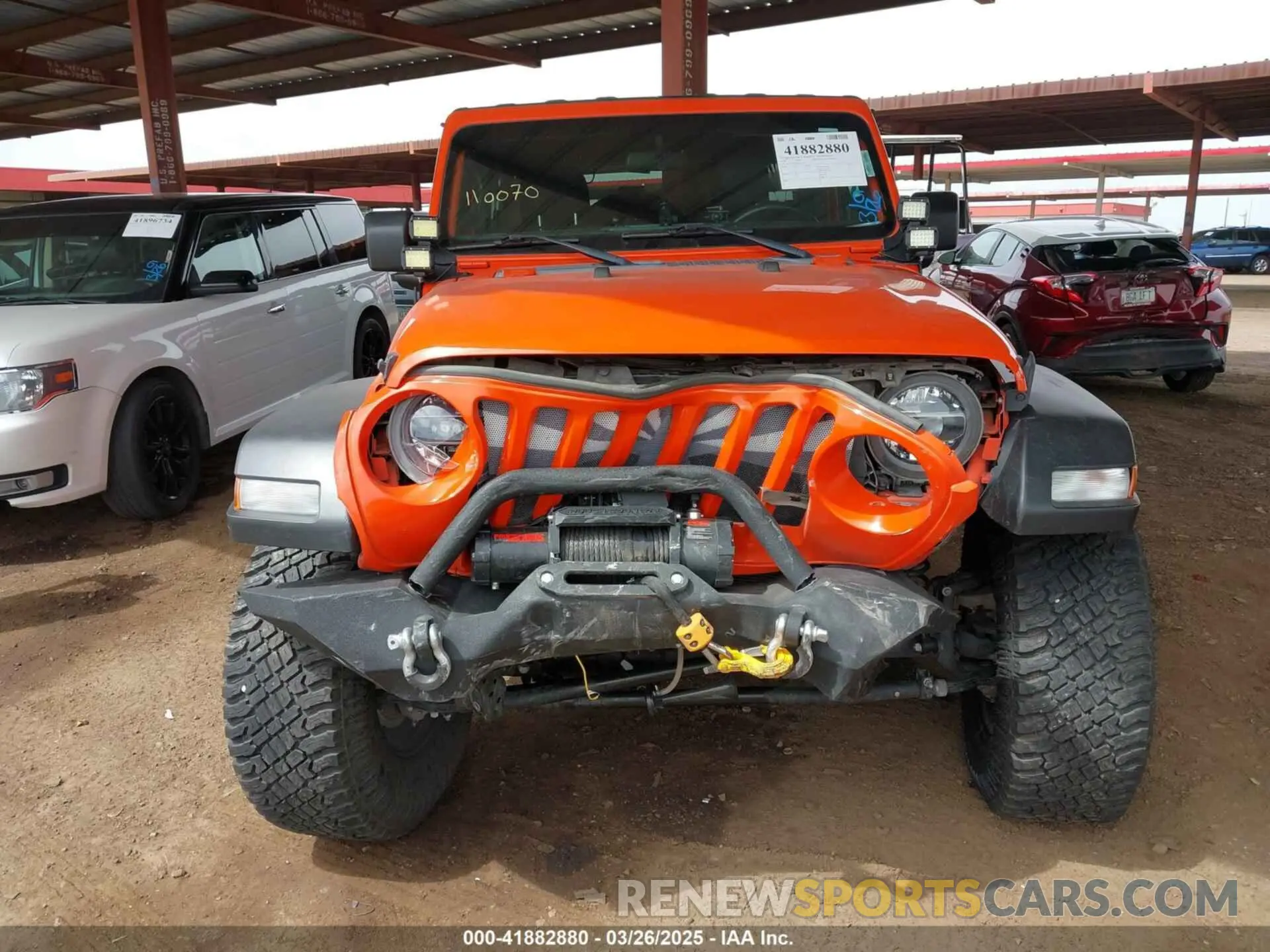 11 Photograph of a damaged car 1C4HJXDG8LW110070 JEEP WRANGLER UNLIMITED 2020