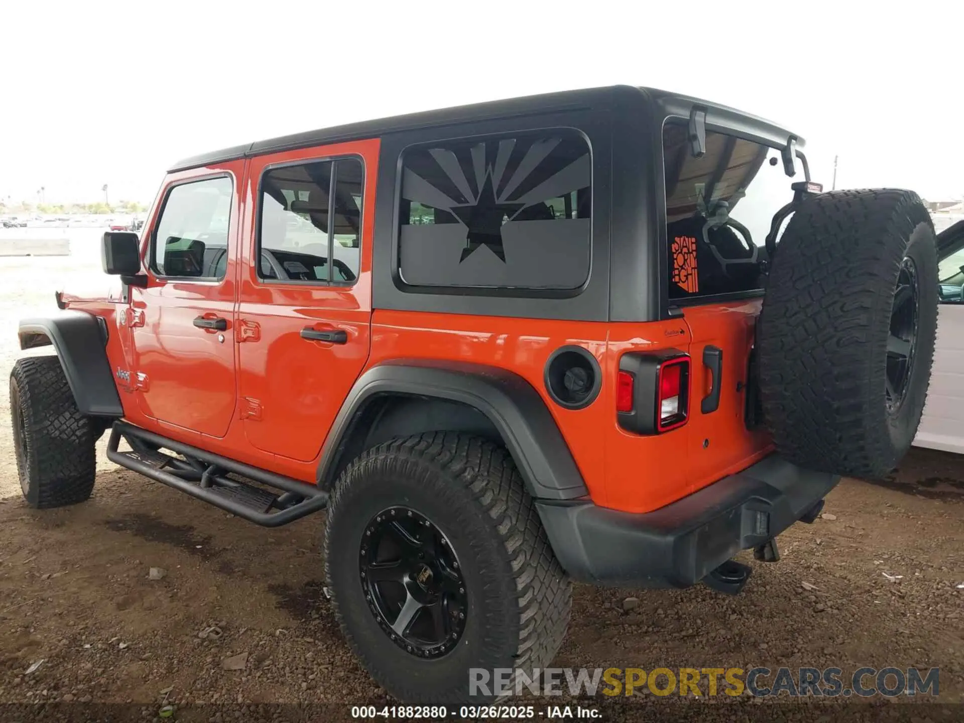 3 Photograph of a damaged car 1C4HJXDG8LW110070 JEEP WRANGLER UNLIMITED 2020