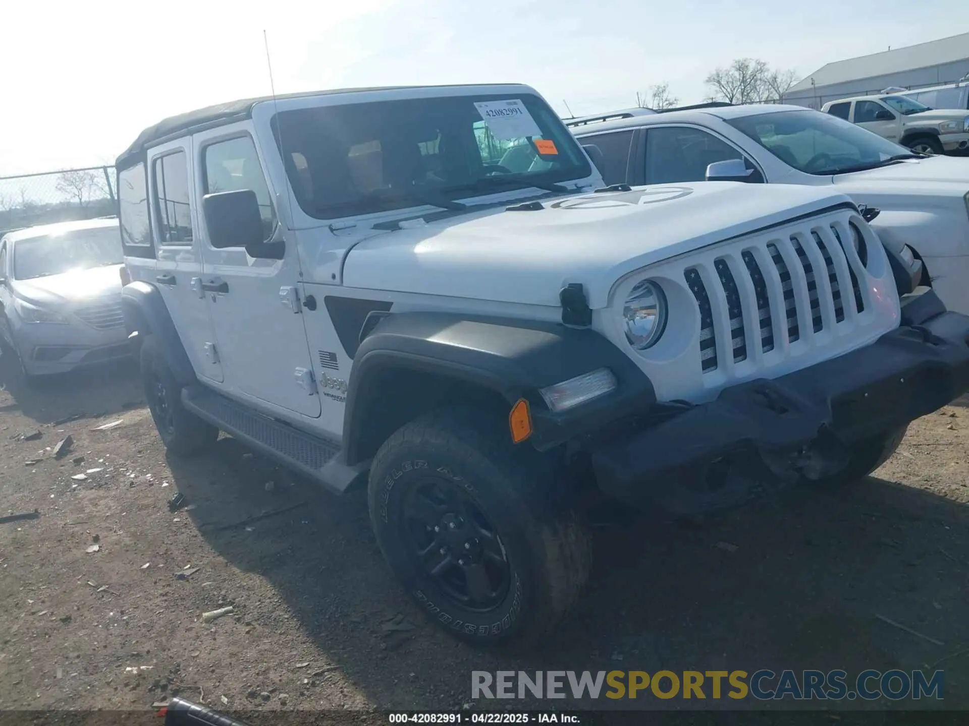 1 Photograph of a damaged car 1C4HJXDG8LW238311 JEEP WRANGLER UNLIMITED 2020