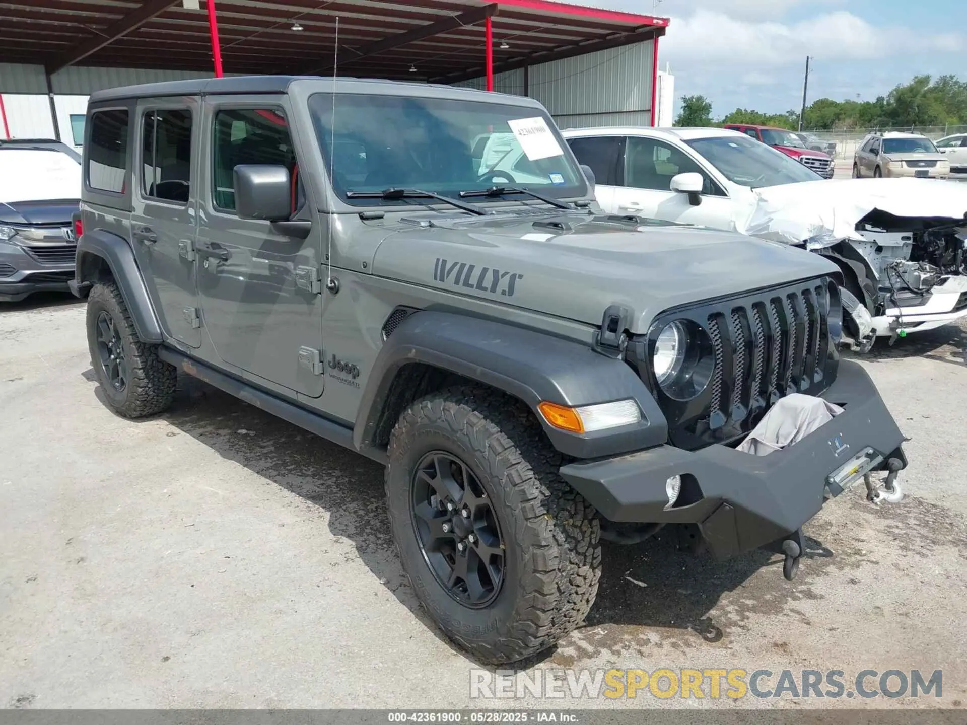 1 Photograph of a damaged car 1C4HJXDG9LW290921 JEEP WRANGLER UNLIMITED 2020