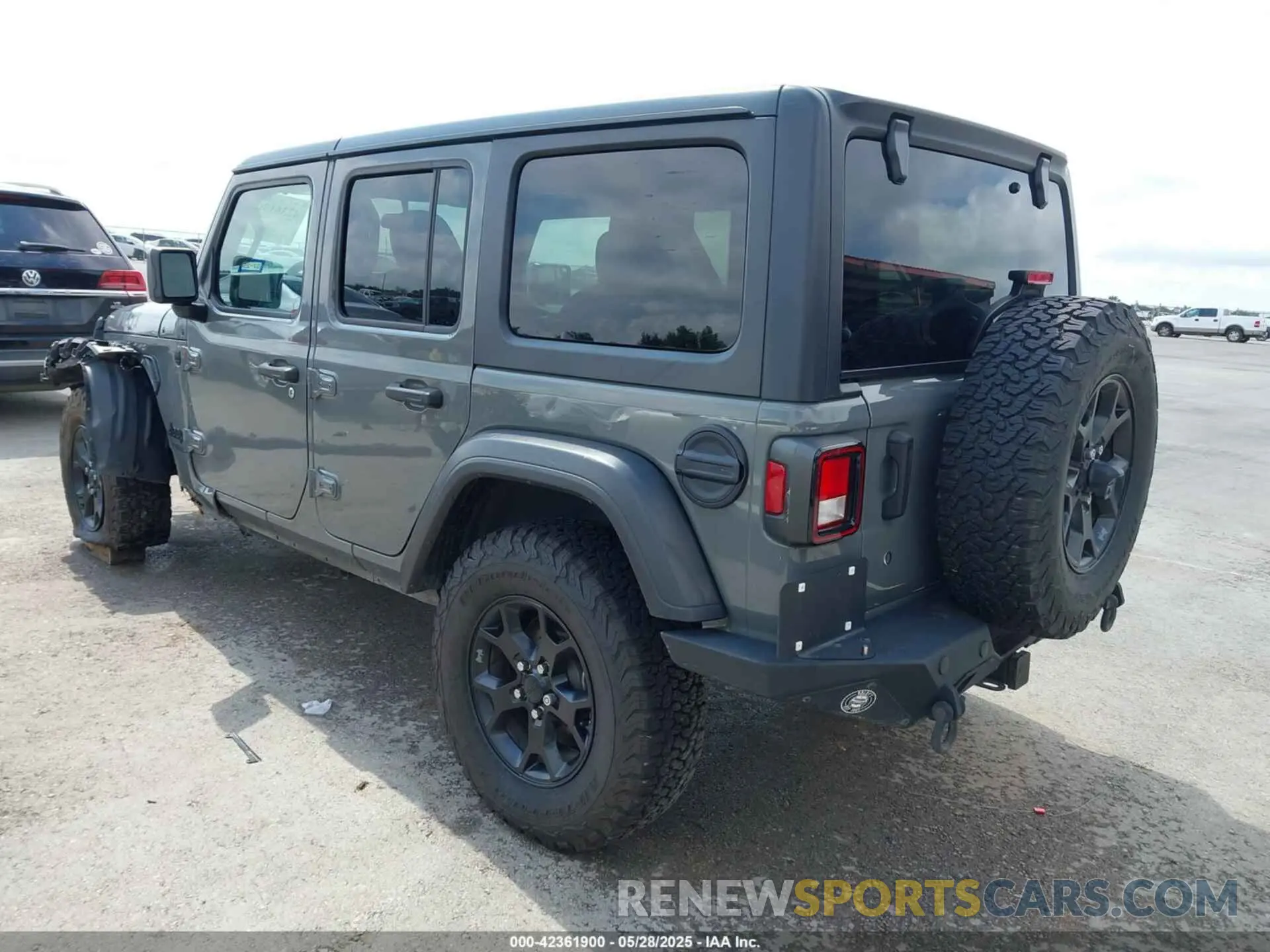 3 Photograph of a damaged car 1C4HJXDG9LW290921 JEEP WRANGLER UNLIMITED 2020