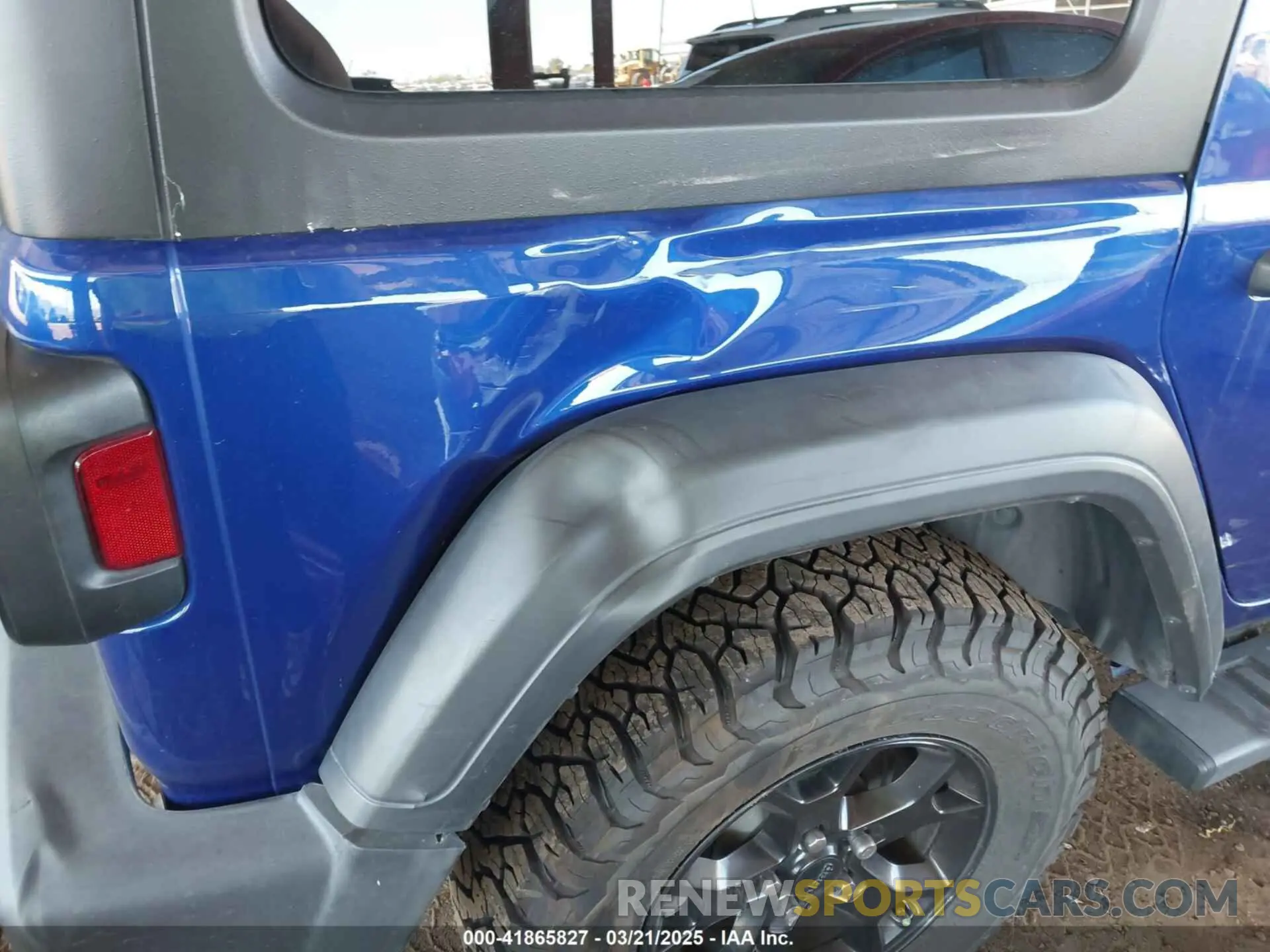 6 Photograph of a damaged car 1C4HJXDG9LW325327 JEEP WRANGLER UNLIMITED 2020
