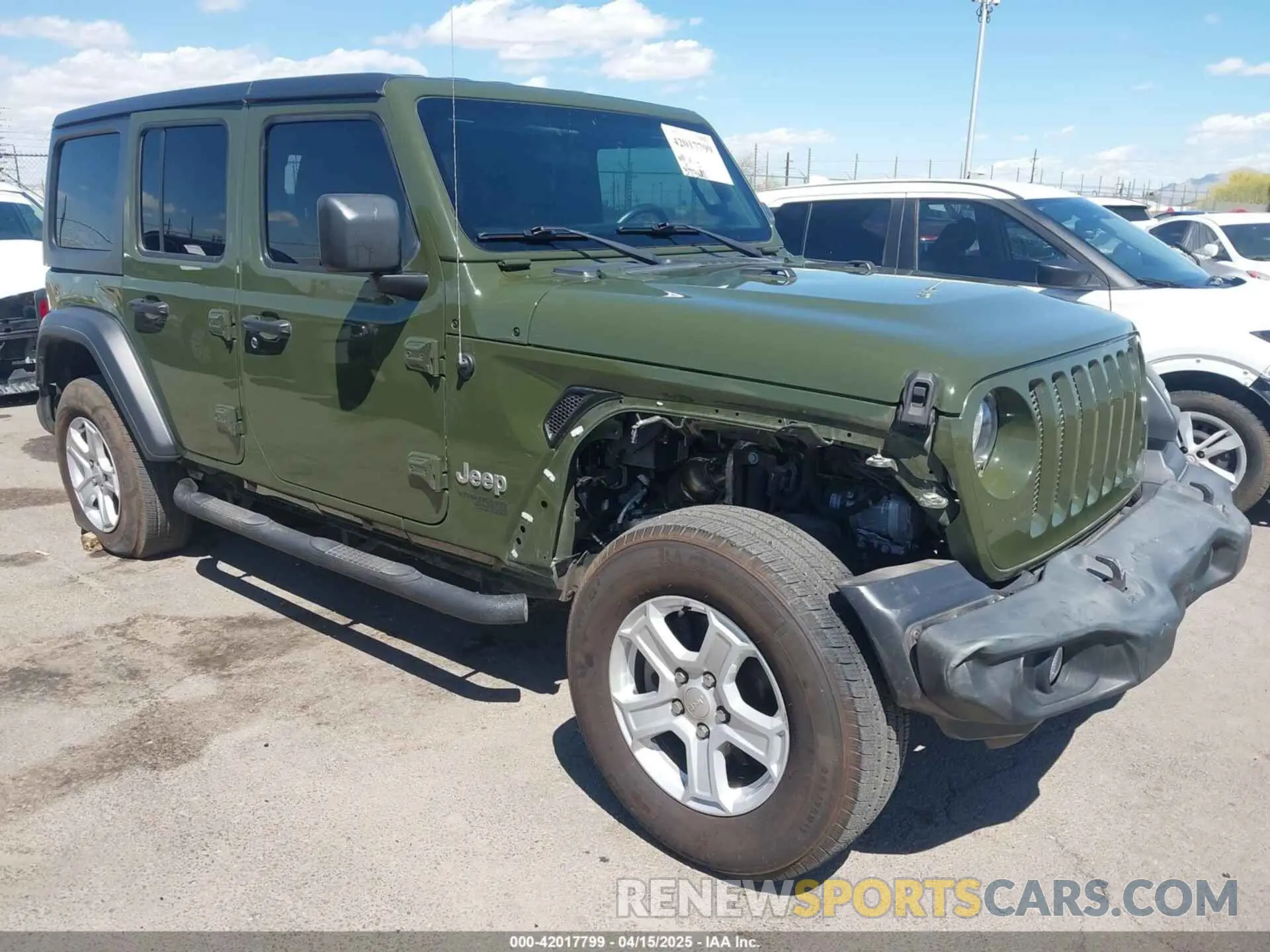 1 Photograph of a damaged car 1C4HJXDG9LW329796 JEEP WRANGLER UNLIMITED 2020