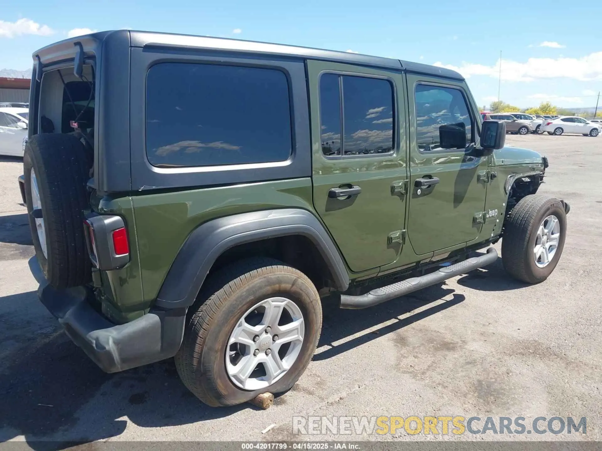 4 Photograph of a damaged car 1C4HJXDG9LW329796 JEEP WRANGLER UNLIMITED 2020
