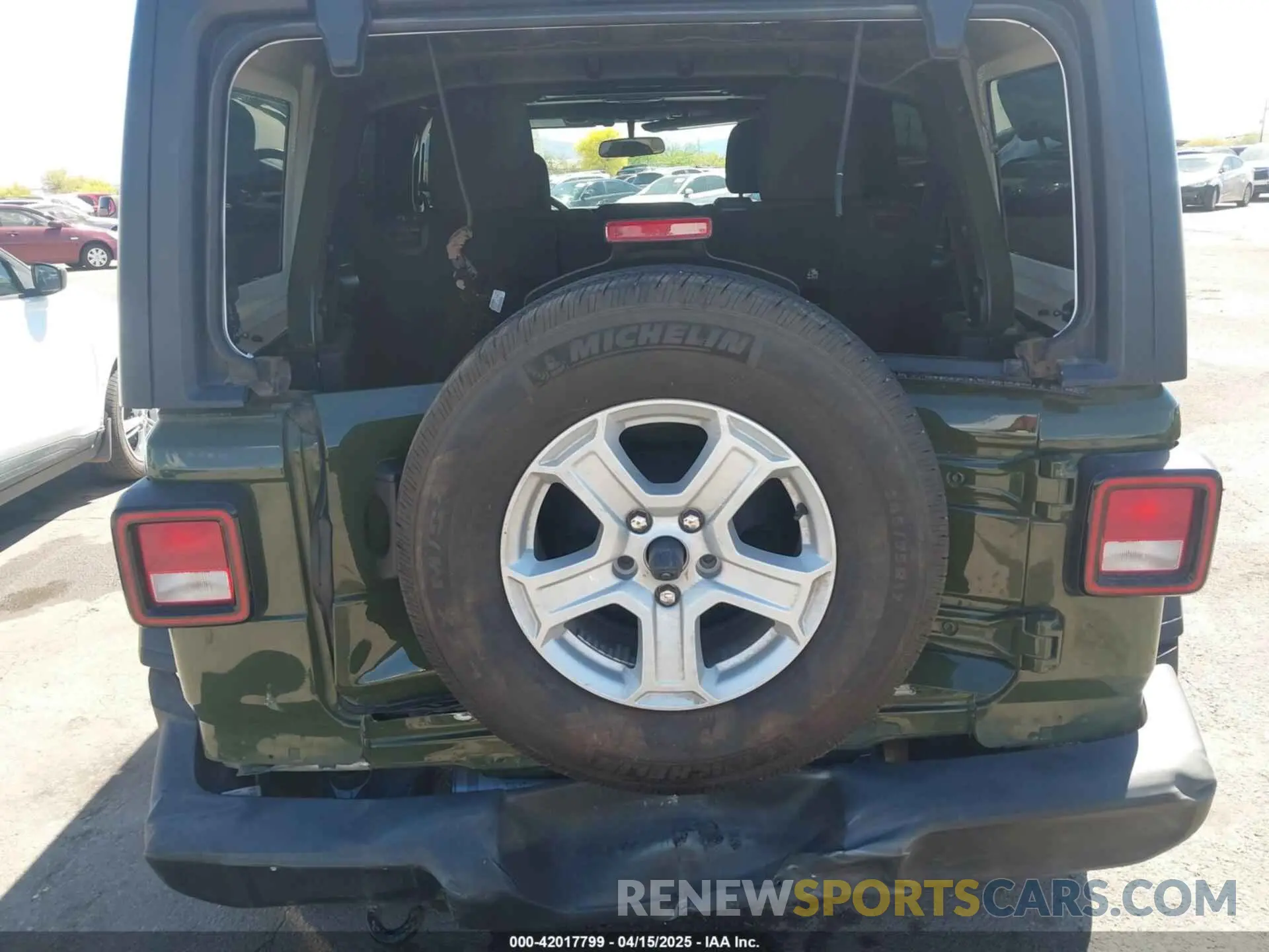6 Photograph of a damaged car 1C4HJXDG9LW329796 JEEP WRANGLER UNLIMITED 2020