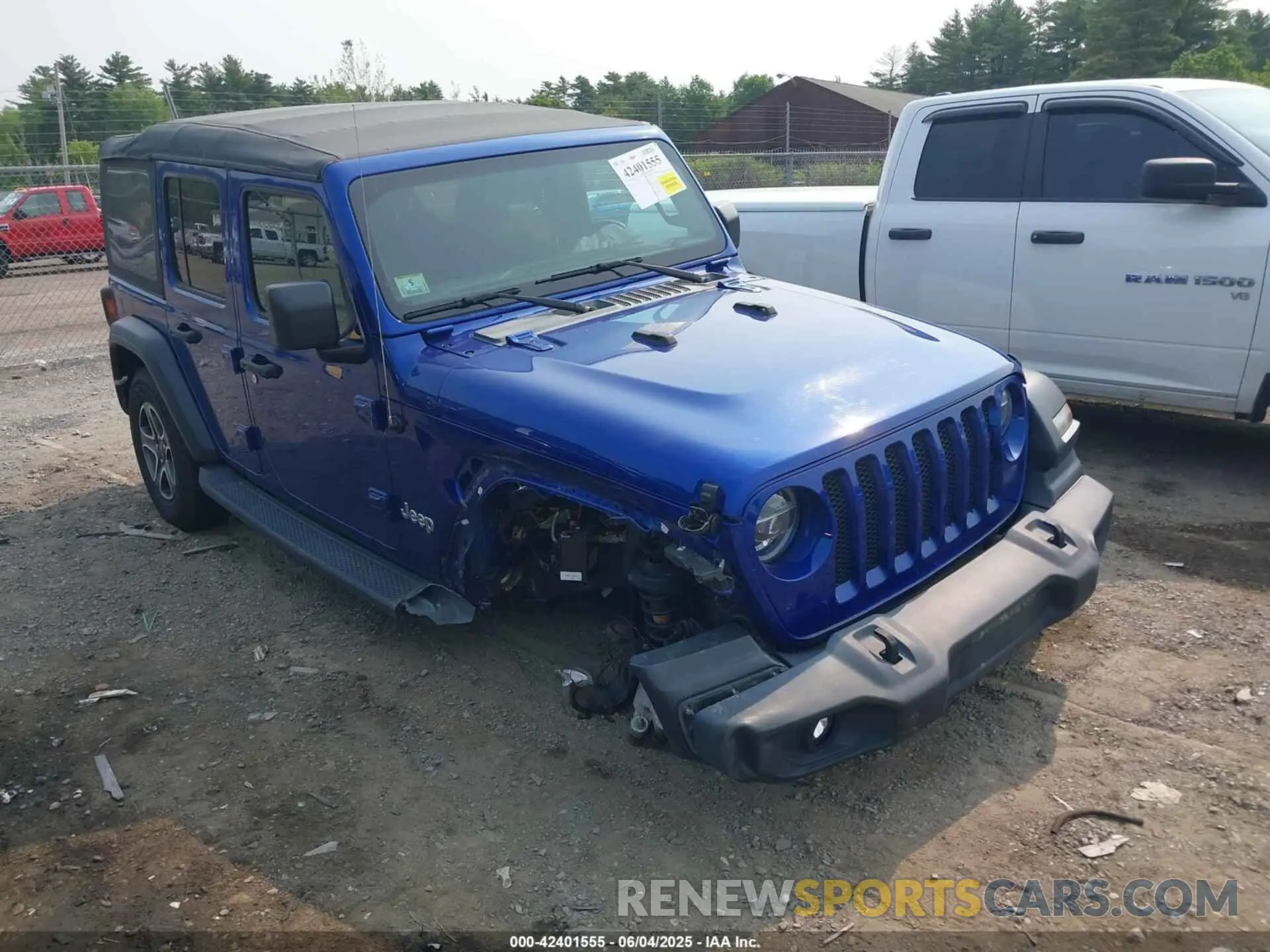 1 Photograph of a damaged car 1C4HJXDGXLW200336 JEEP WRANGLER UNLIMITED 2020