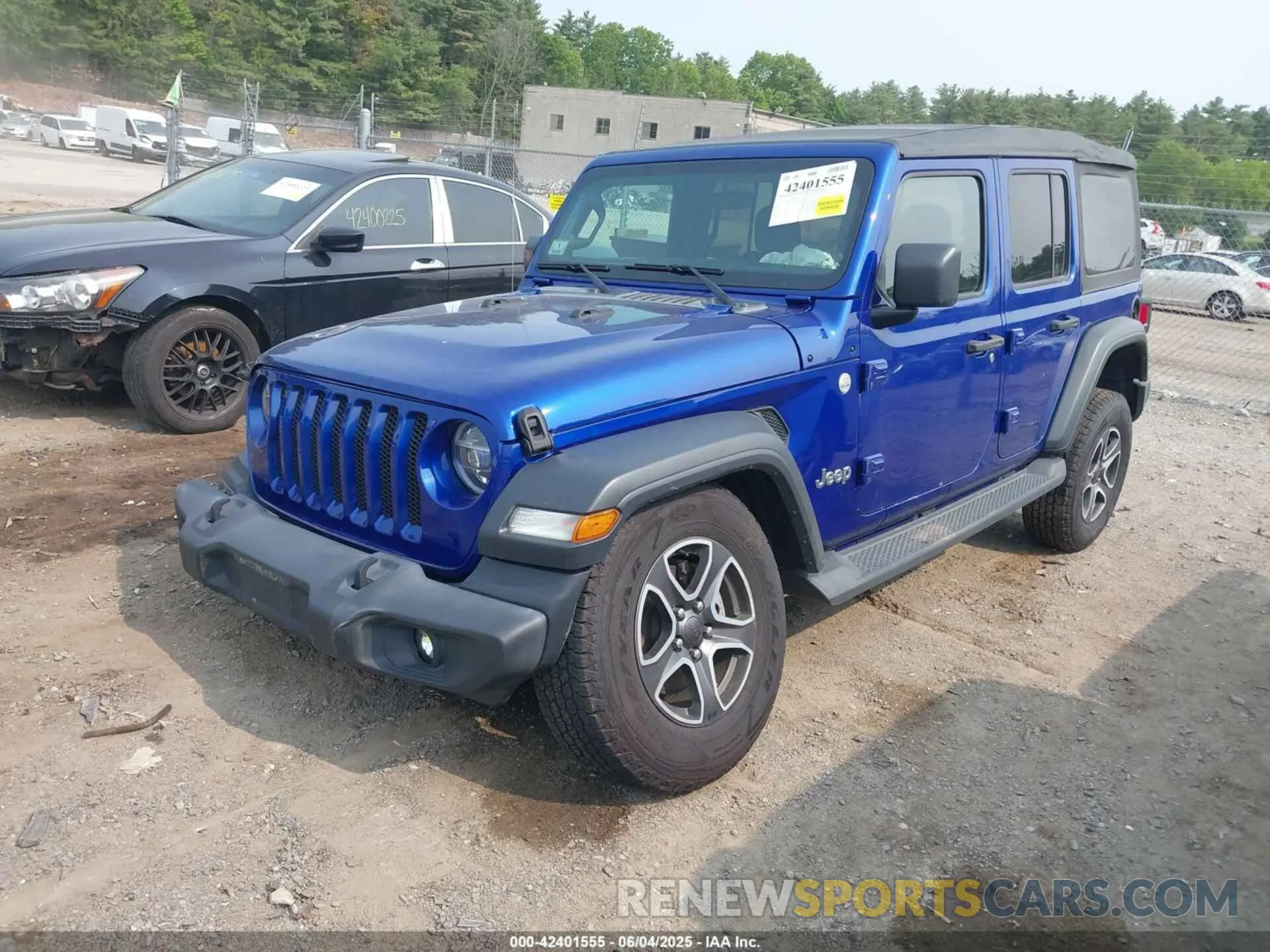 2 Photograph of a damaged car 1C4HJXDGXLW200336 JEEP WRANGLER UNLIMITED 2020