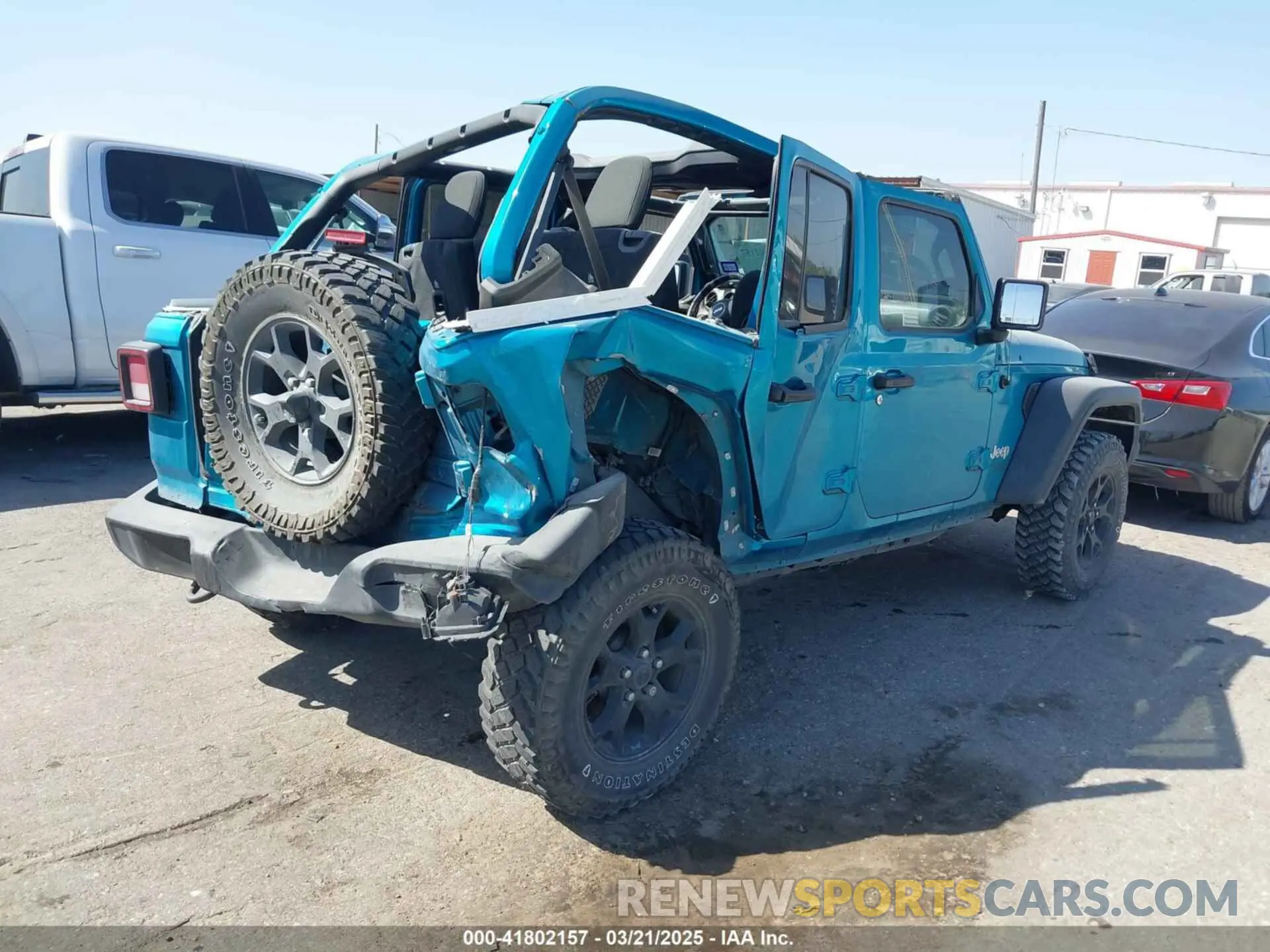 4 Photograph of a damaged car 1C4HJXDGXLW212437 JEEP WRANGLER UNLIMITED 2020