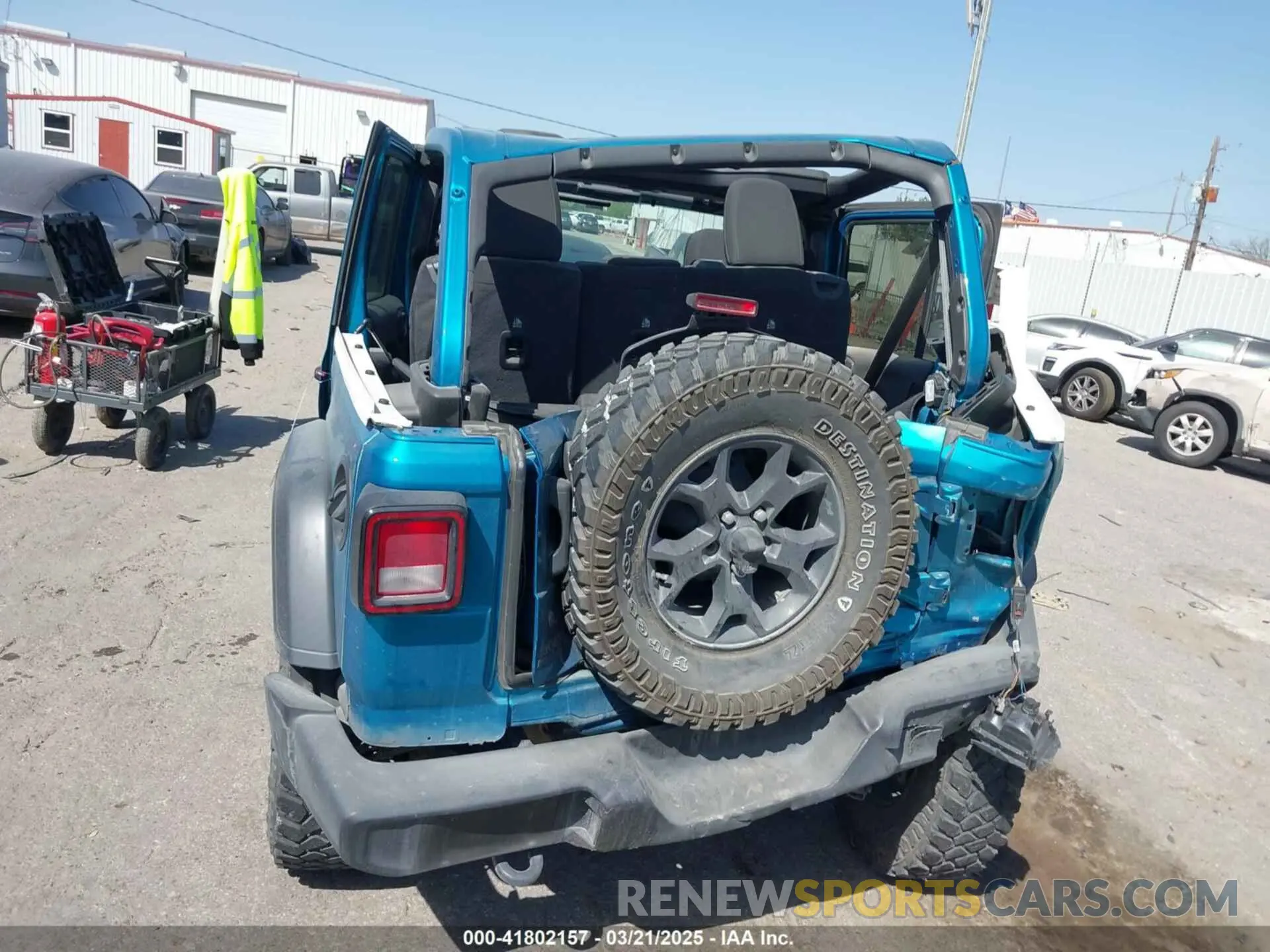6 Photograph of a damaged car 1C4HJXDGXLW212437 JEEP WRANGLER UNLIMITED 2020