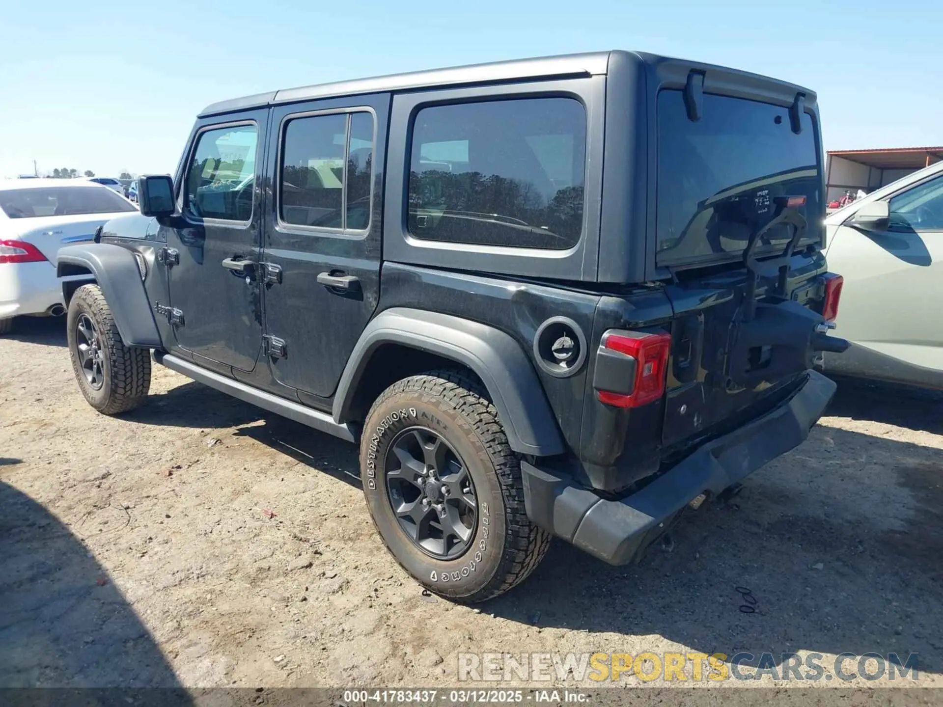 3 Photograph of a damaged car 1C4HJXDGXLW219078 JEEP WRANGLER UNLIMITED 2020