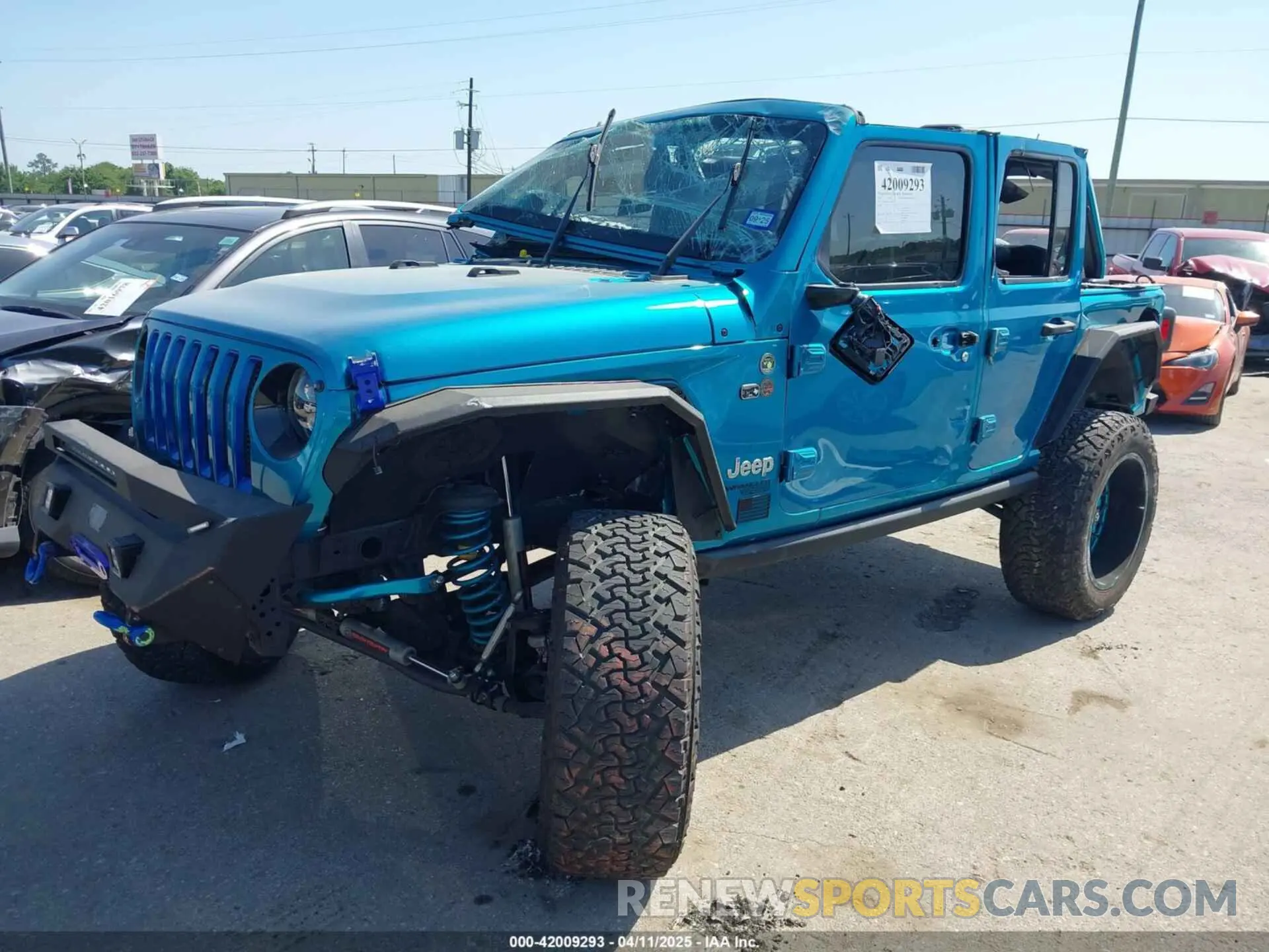 2 Photograph of a damaged car 1C4HJXDGXLW270886 JEEP WRANGLER UNLIMITED 2020