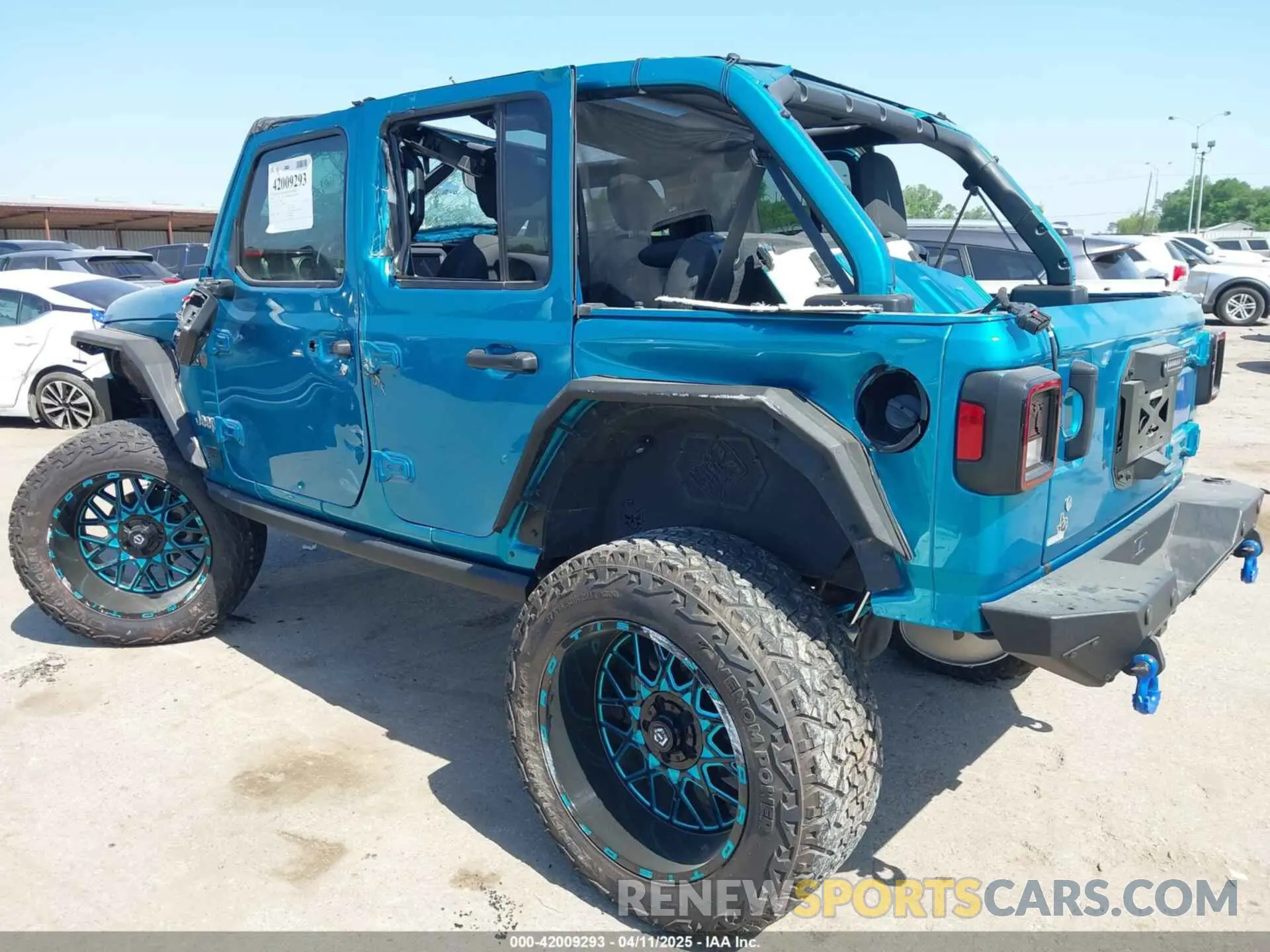 3 Photograph of a damaged car 1C4HJXDGXLW270886 JEEP WRANGLER UNLIMITED 2020