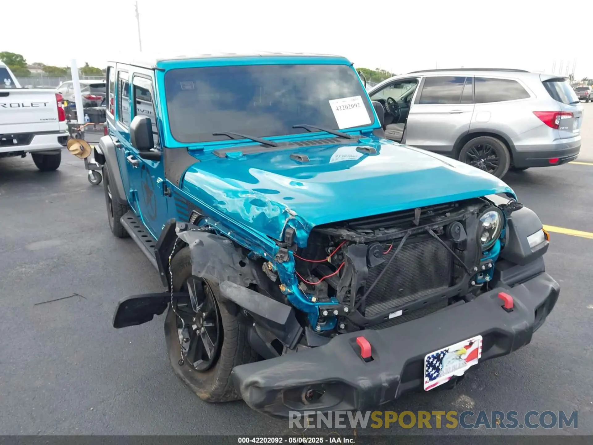 6 Photograph of a damaged car 1C4HJXDGXLW317222 JEEP WRANGLER UNLIMITED 2020
