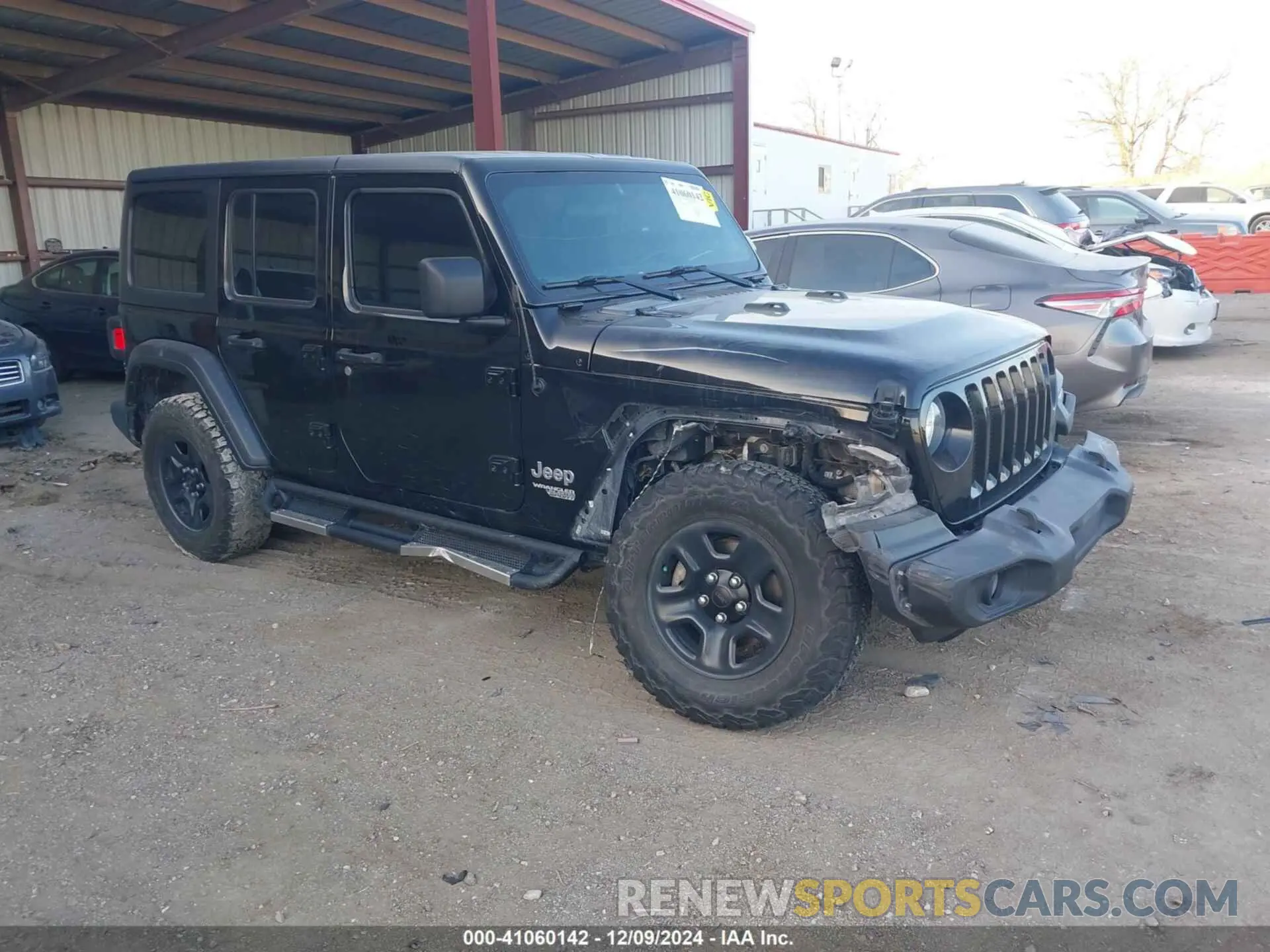1 Photograph of a damaged car 1C4HJXDGXLW329841 JEEP WRANGLER UNLIMITED 2020