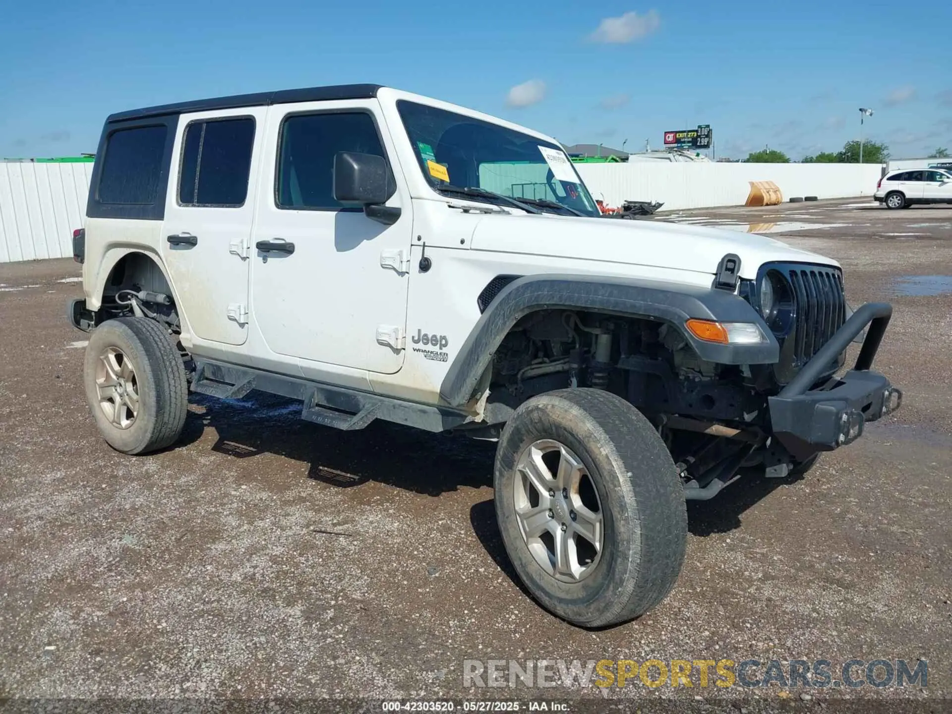 1 Photograph of a damaged car 1C4HJXDM2LW262867 JEEP WRANGLER UNLIMITED 2020
