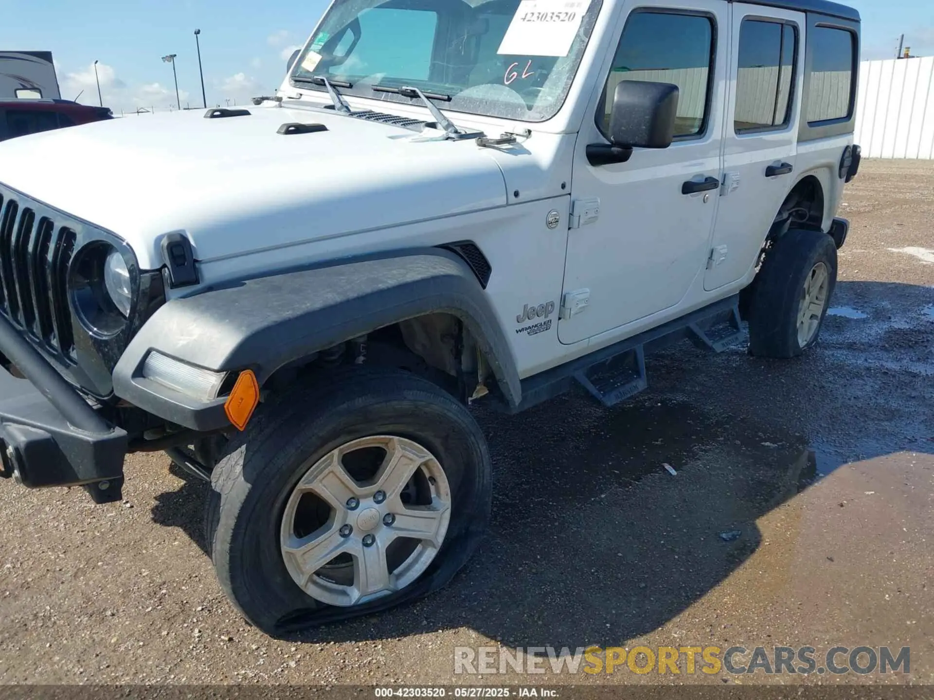 6 Photograph of a damaged car 1C4HJXDM2LW262867 JEEP WRANGLER UNLIMITED 2020