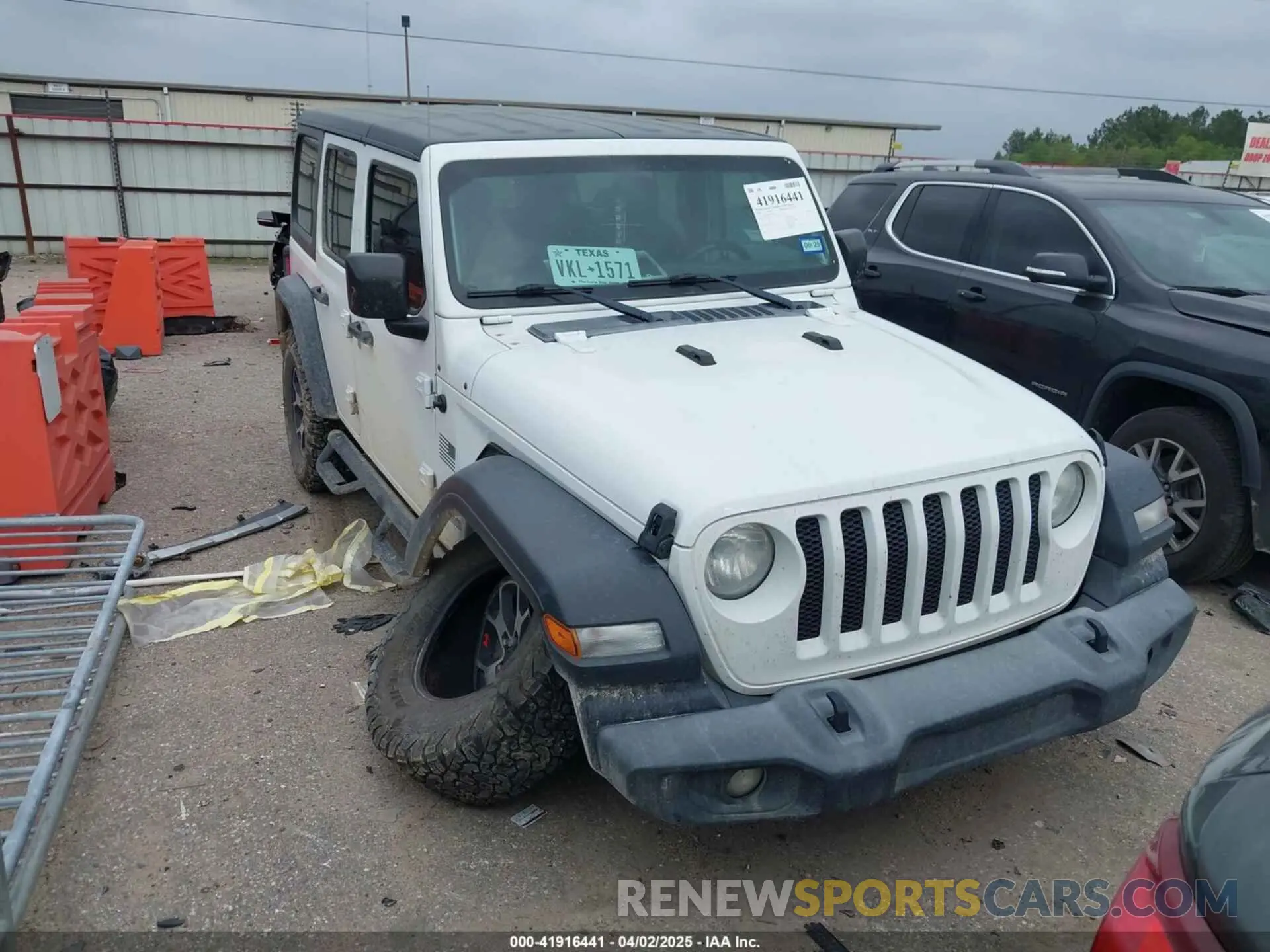 1 Photograph of a damaged car 1C4HJXDM4LW333857 JEEP WRANGLER UNLIMITED 2020
